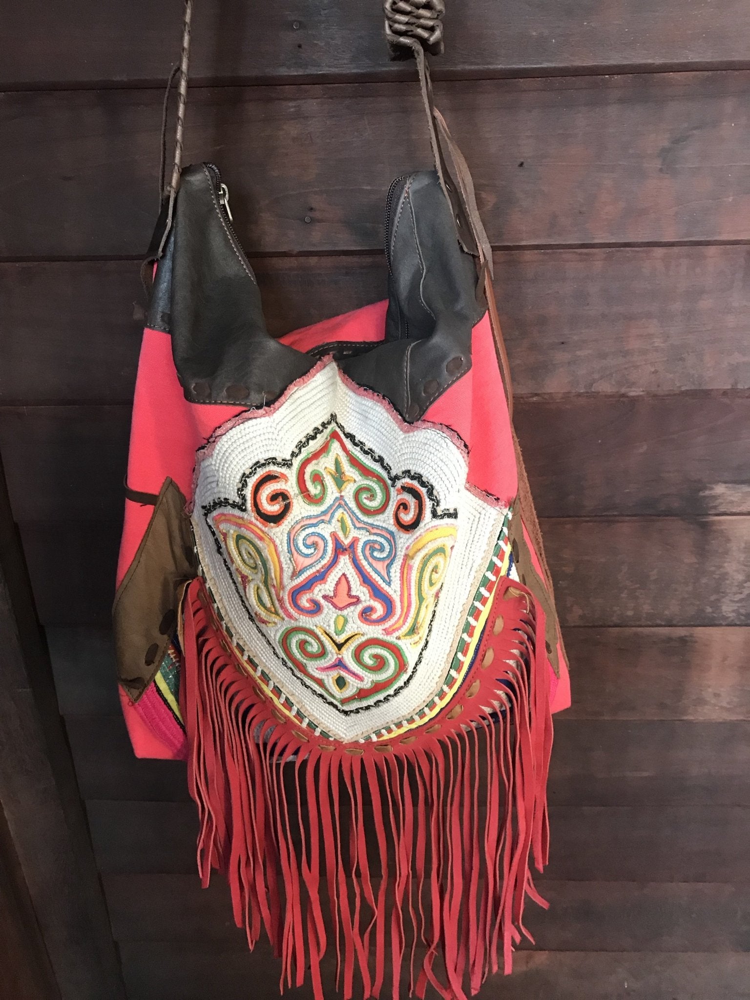 Must-Have Pink Ibiza Boho Bag - Stylish Crossbody Purse for Women, Perfect for Beach, Festival & Travel Accessories