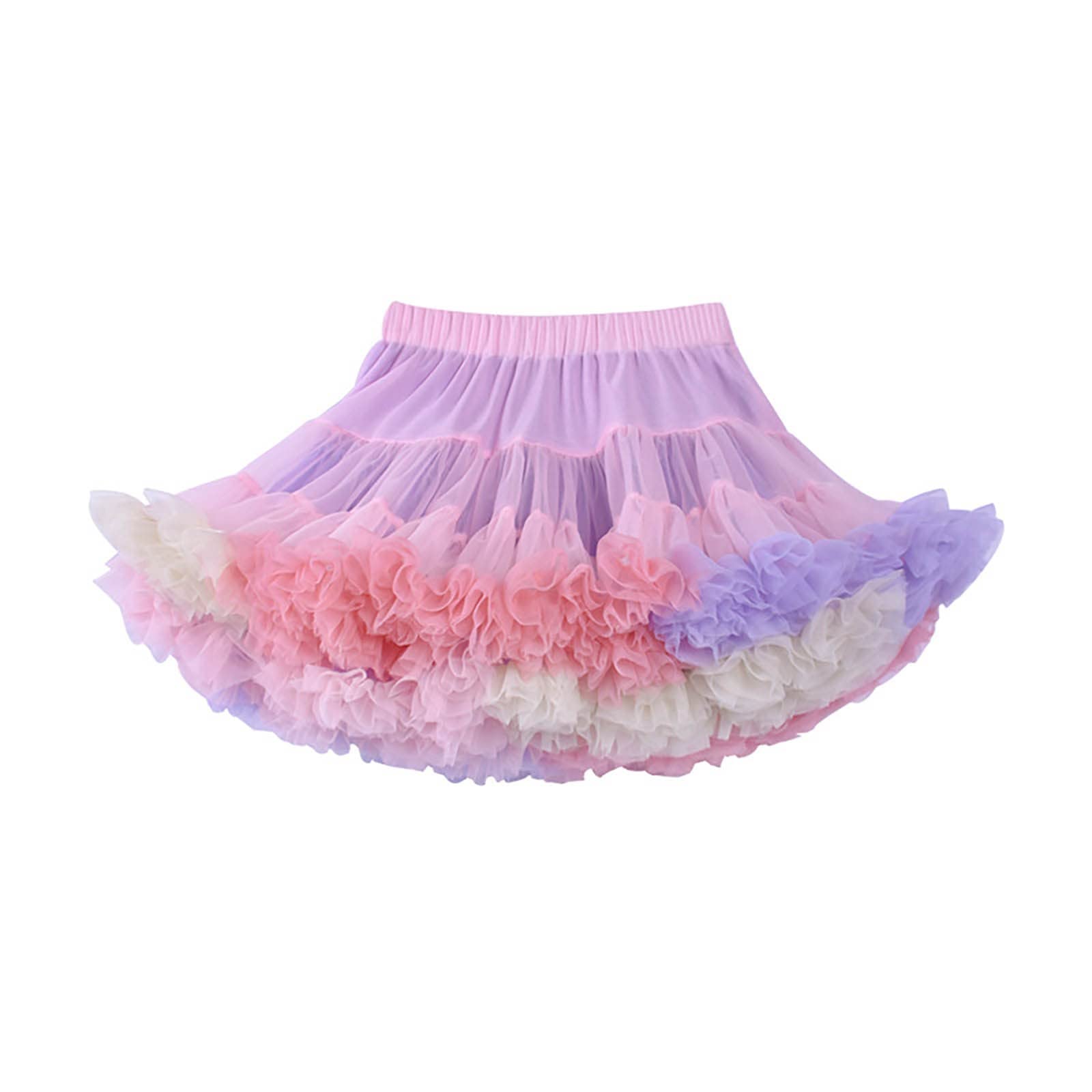 Baby Girls Fluffy Tulle Tutu Skirt - Toddler Princess Party Dress, Layered Pettiskirt for Birthday, Photo Shoot & Summer Outfits | Perfect for 1st Birthday, Dance Recitals & Special Occasions