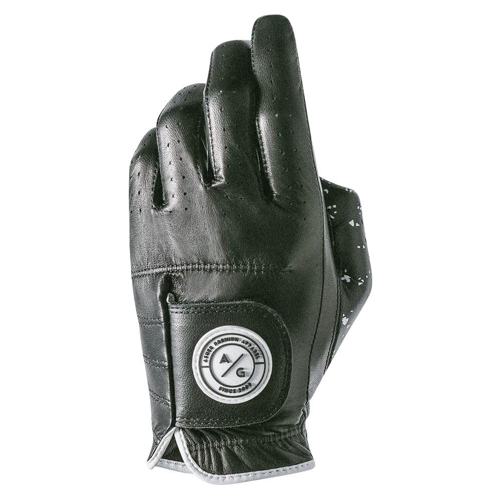 2023 Premium Jet Black Golf Glove for Left Hand (LH) - X-Large Size | Comfortable & Durable for Men's Golfing | Perfect for Driving Range, Tournaments & Practice Sessions