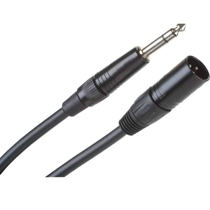 Premium XLR to TRS 6 Feet Balanced Patch Cable - Professional Audio Recording, Studio Equipment & Live Performance Connectivity