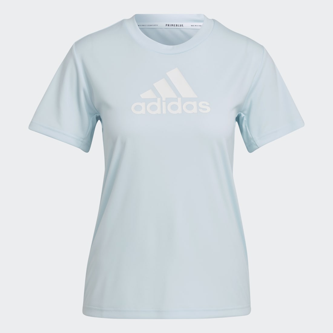 Adidas Primeblue Designed 2 Move Logo Women's Running & Workout T-Shirt - Moisture-Wicking Activewear for Gym, Yoga & Outdoor Sports