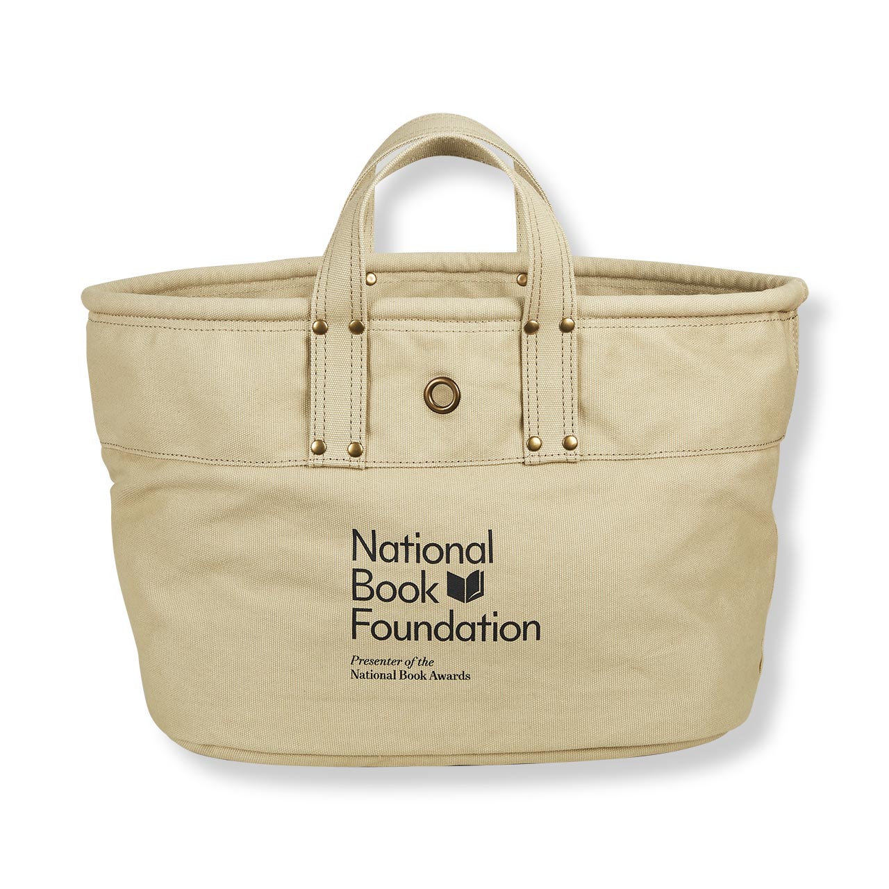 National Book Foundation Half Pint Delivery Tote Bag - Reusable Grocery Shopping & Bookstore Tote for Eco-Friendly Book Lovers