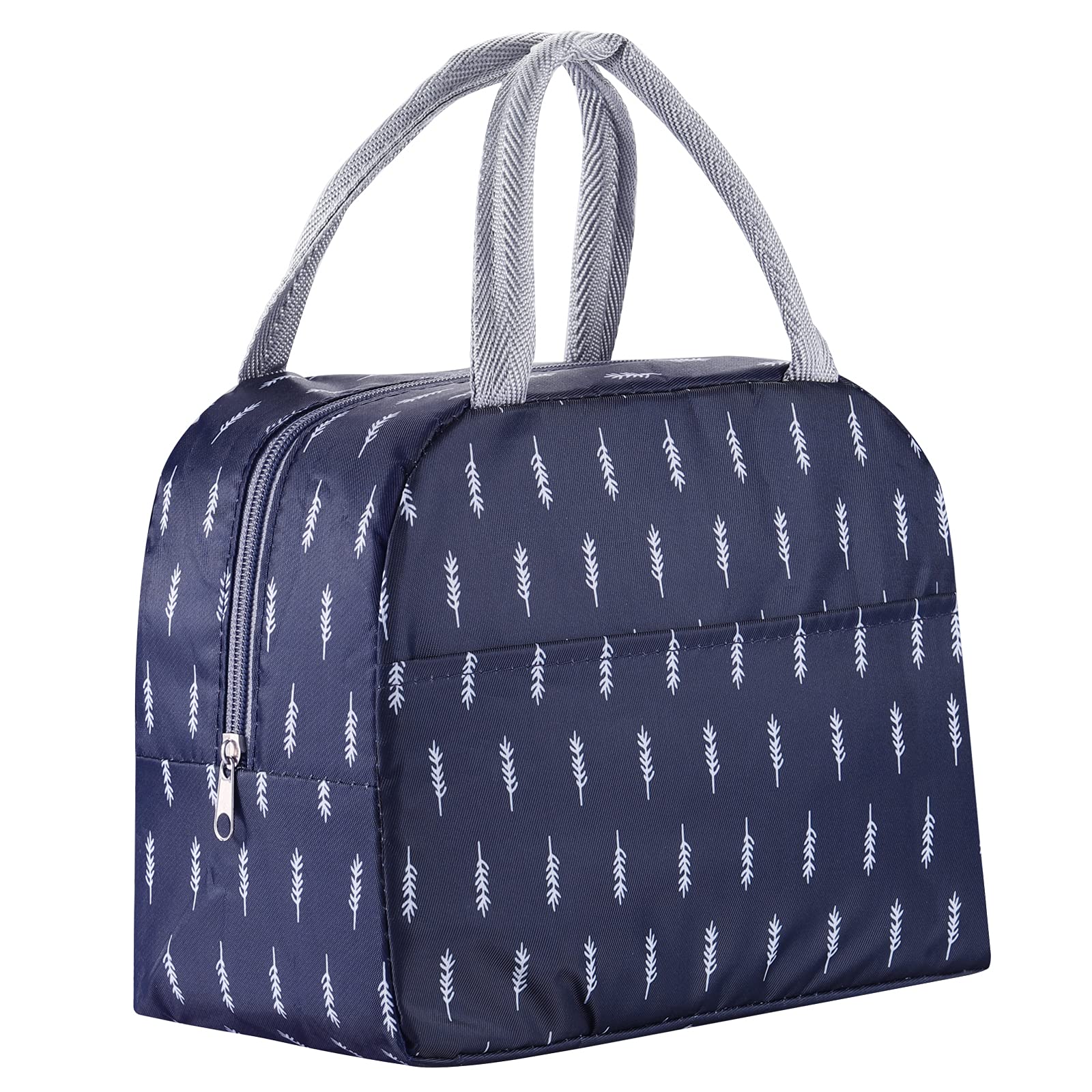 **Dkjstin Insulated Lunch Bag for Kids & Adults - Reusable Thermal Lunch Box with Aluminum Foil Lining, Leakproof Canvas Fabric - Perfect for School, Work, Picnic, Travel & Outdoor Activities**