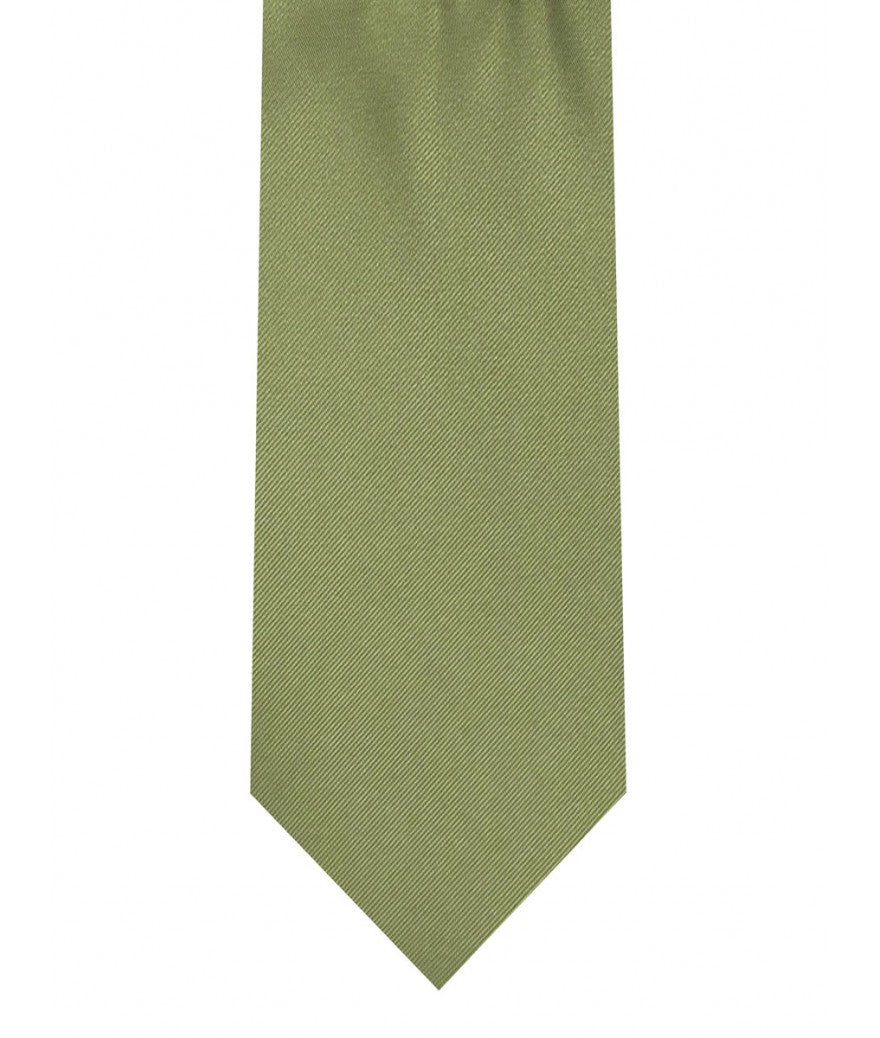 Elegant Olive Green Tie & Pocket Square Set for Men - Perfect for Weddings, Business Meetings & Formal Events