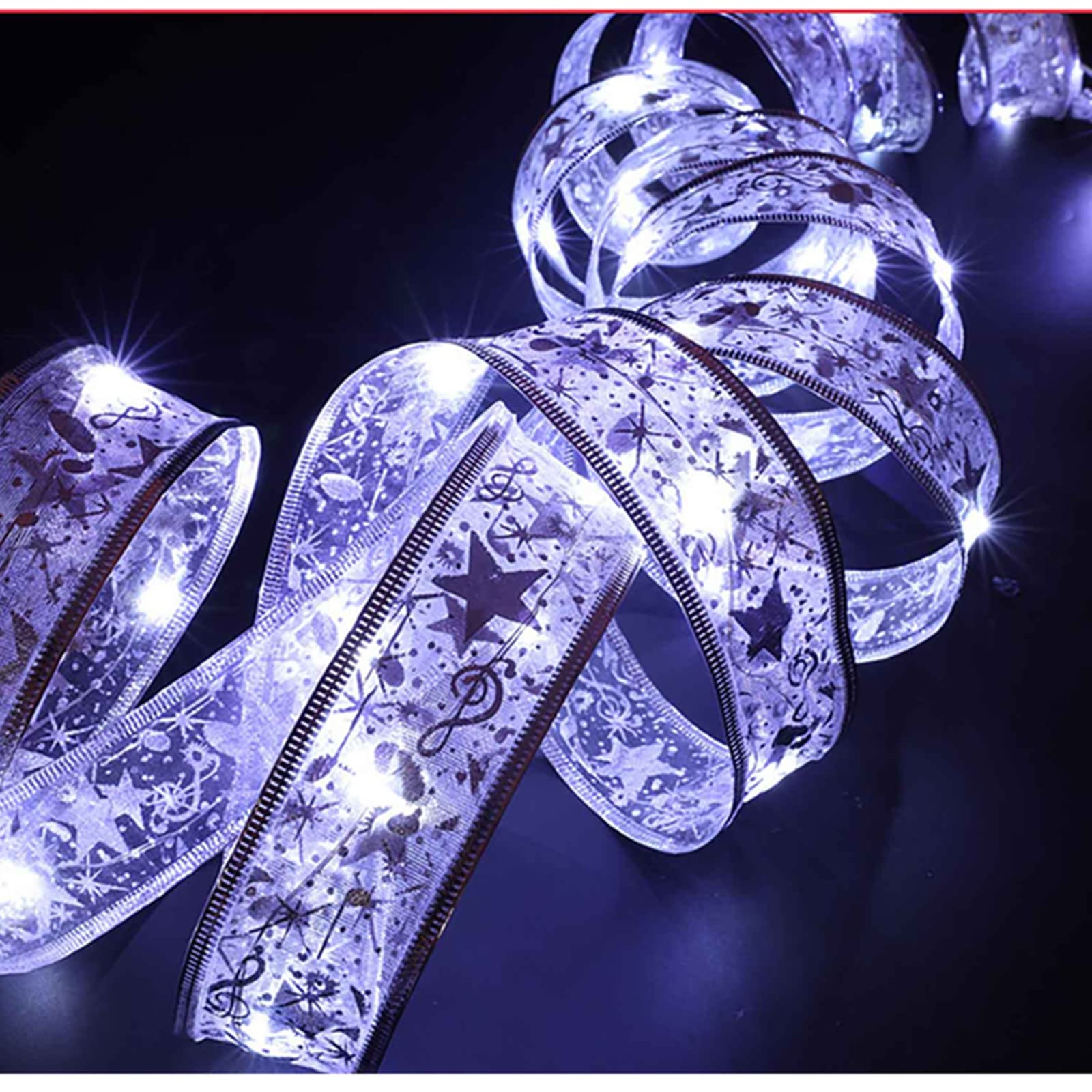 Copper Wire LED String Lights - Warm White Decorative Ribbon Lights for Wedding, Party, Home & Christmas Decor | Perfect for Indoor & Outdoor Scene Layouts