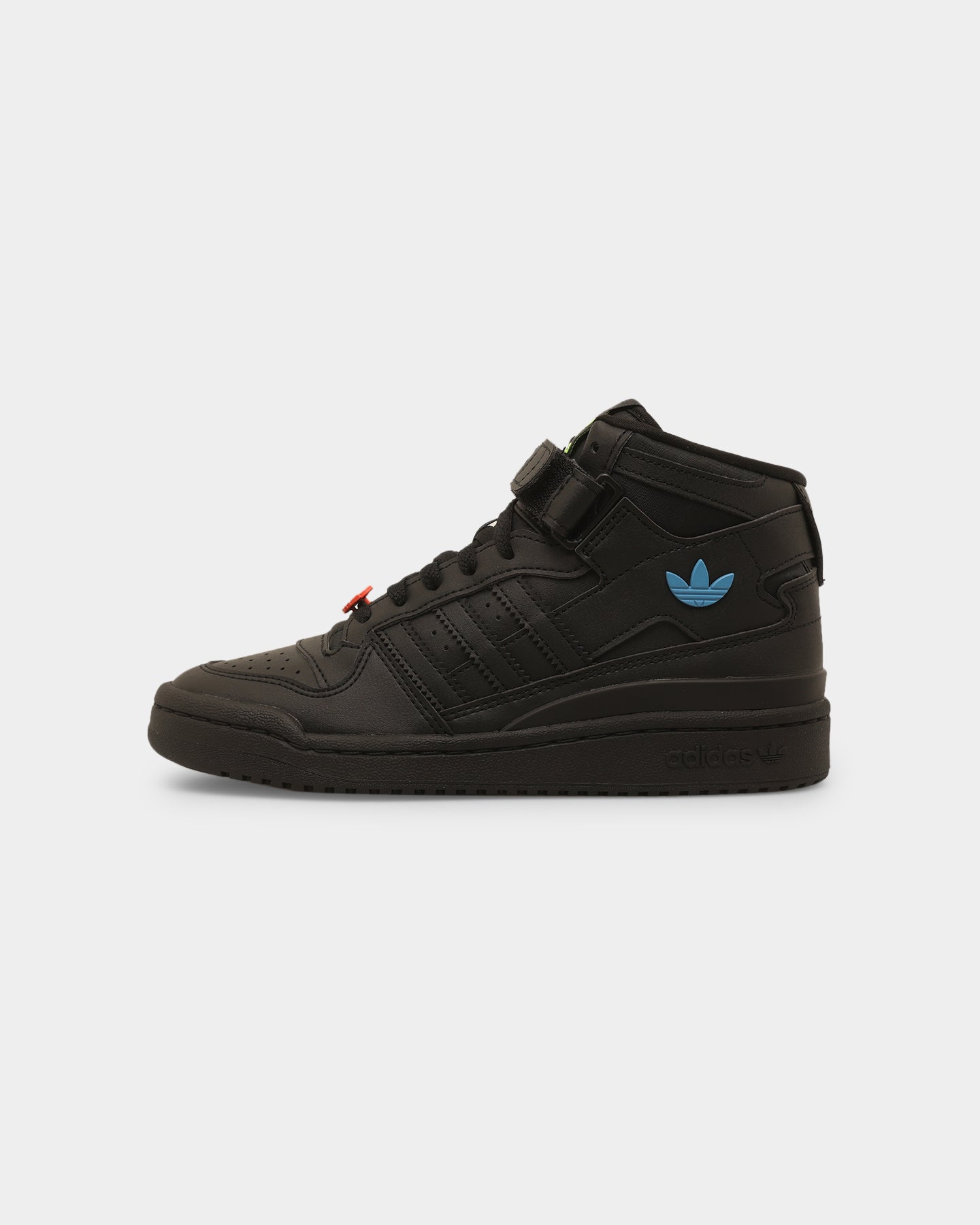 Adidas Kids' Forum Mid J Sneakers - Core Black Basketball Shoes for Boys & Girls - Perfect for School, Sports & Casual Wear