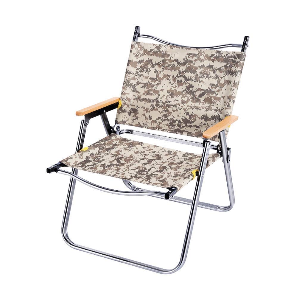 Portable Folding Beach Chair with Backrest - Outdoor Armchair for Fishing, Camping, Picnics & Relaxing - Lightweight Director Chair for Travel, Art Sketching & Leisure Activities