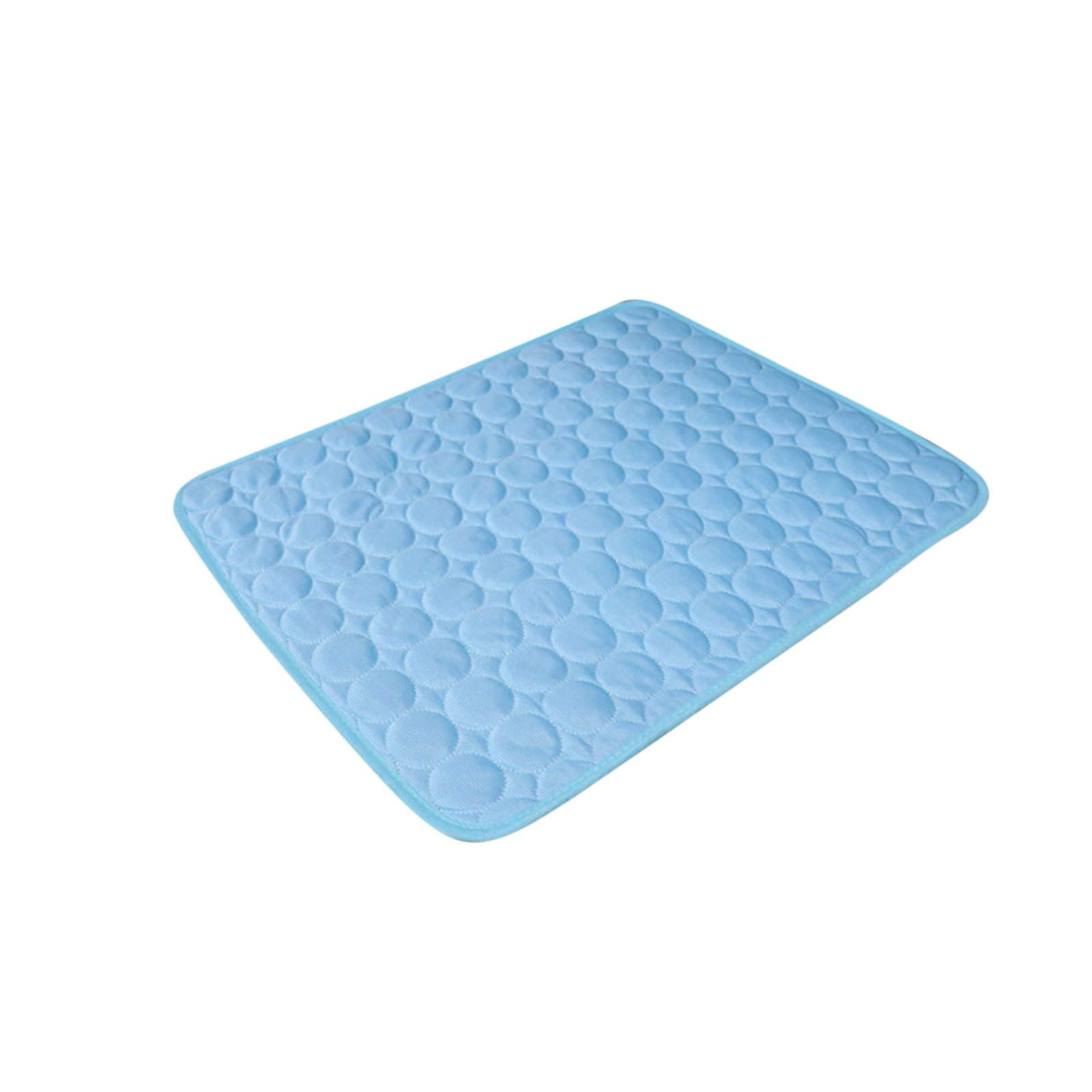 Heated Cat Bed for Outdoor Pets - Cooling Silk Ice Mat for Summer, LCE Dog Sleeping Pad - Pet Cooling Mat for Hot Weather (Blue, XL) - Perfect for Patio, Yard & Camping with Your Dog or Cat