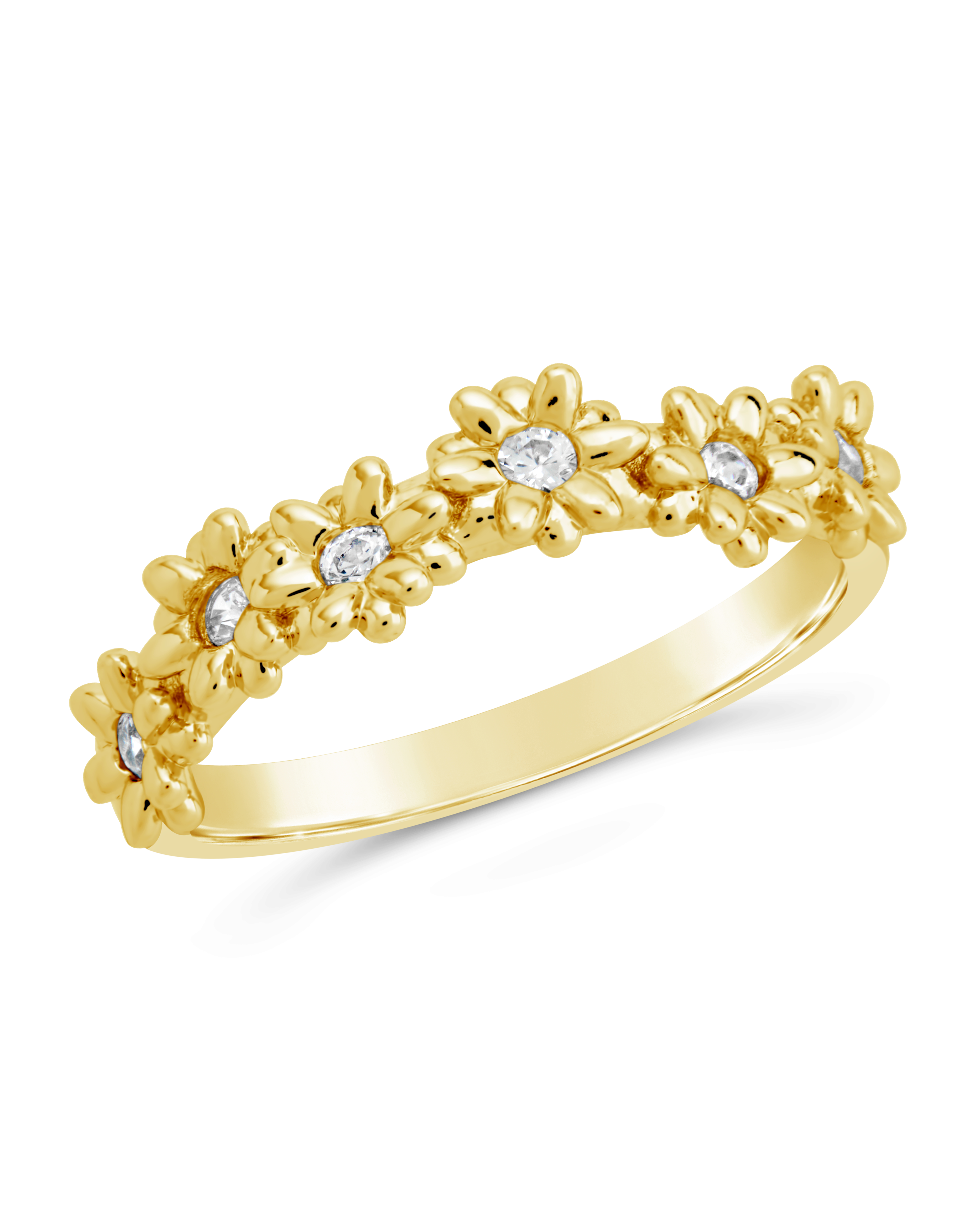 CZ Irena Flower Ring for Women - Elegant Cubic Zirconia Fashion Jewelry - Perfect for Weddings, Parties & Special Occasions
