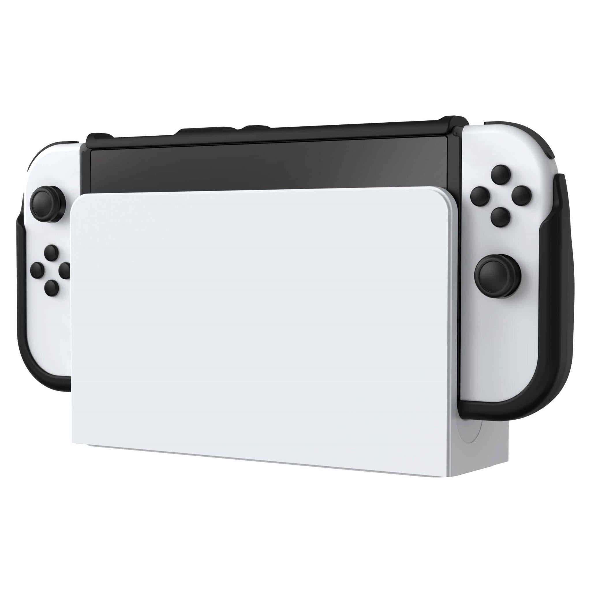Premium Protective Case for Nintendo Switch™ OLED Model - Shockproof & Scratch-Resistant Cover with Storage Pockets (Black) - Perfect for Travel, Gaming On-The-Go & Console Protection