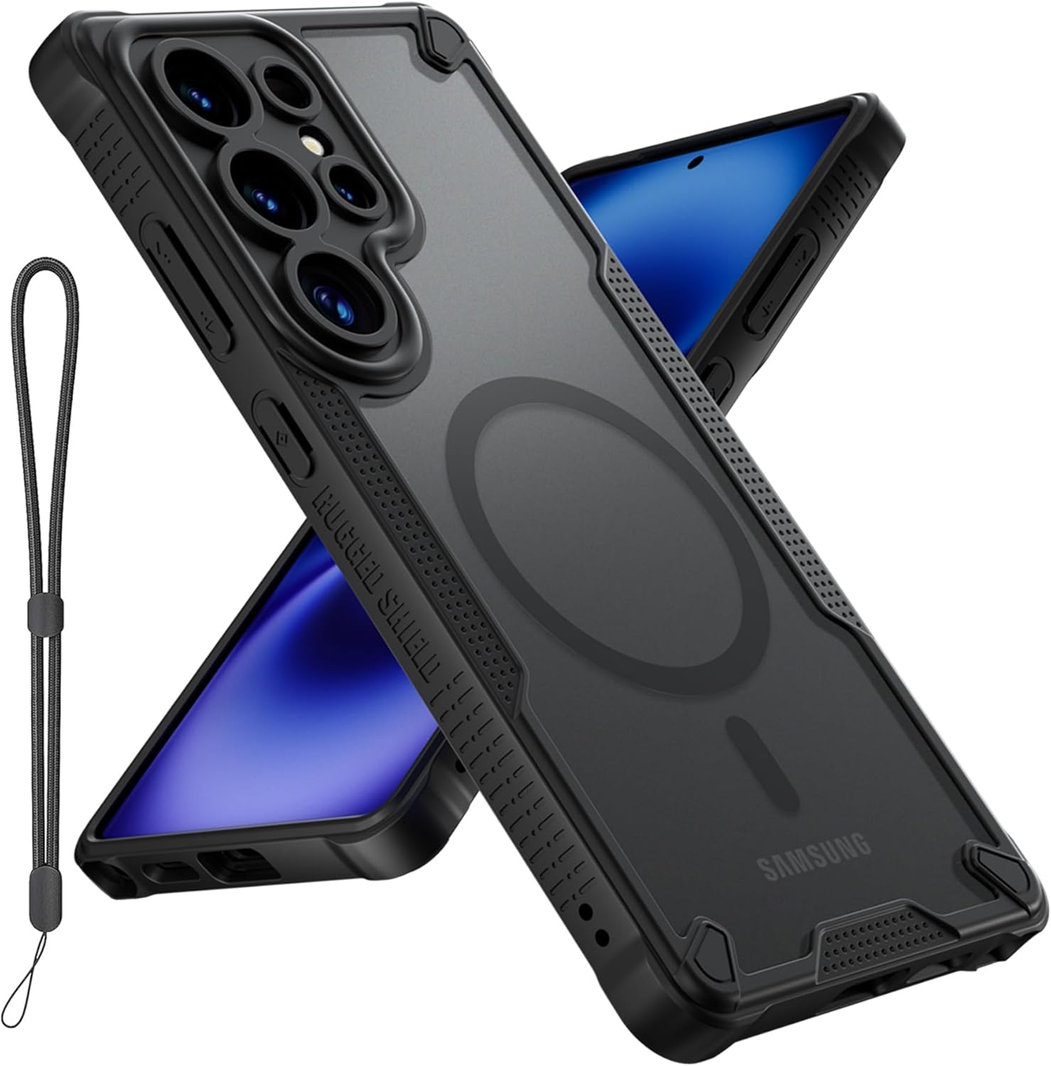 Samsung Galaxy S25 Ultra Case - MagSafe Compatible, Military-Grade Shockproof Protection, Slim Magnetic Cover with Wireless Charging Support & Precision Fit - Perfect for Travel, Work, and Outdoor Activities
