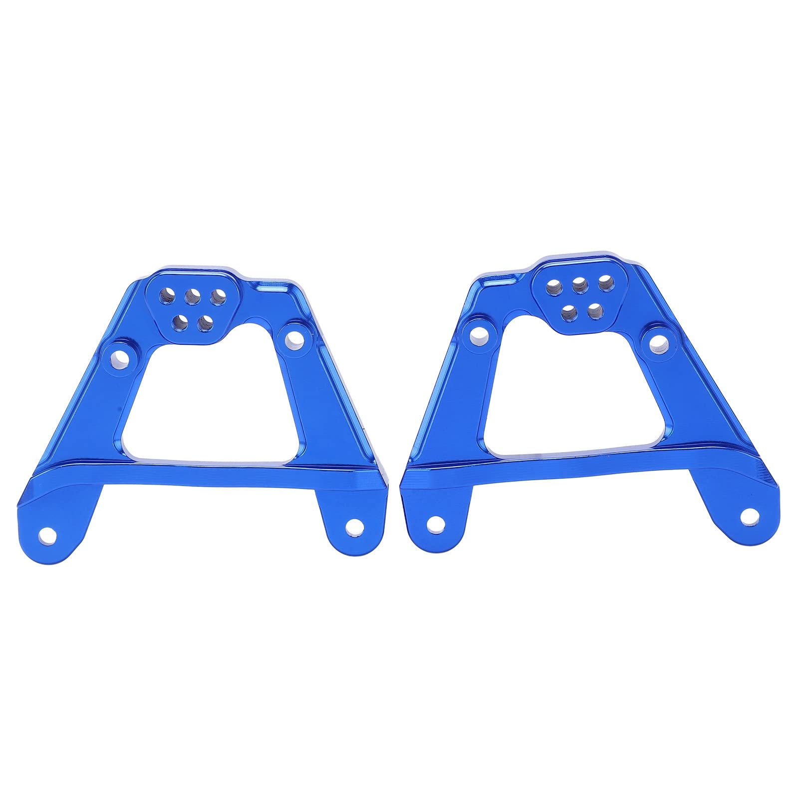 Rear Shock Tower Replacement & Bracket Mount (2Pcs) for RC Cars - Blue | Heavy-Duty Upgrade for Off-Road Bashing & Racing