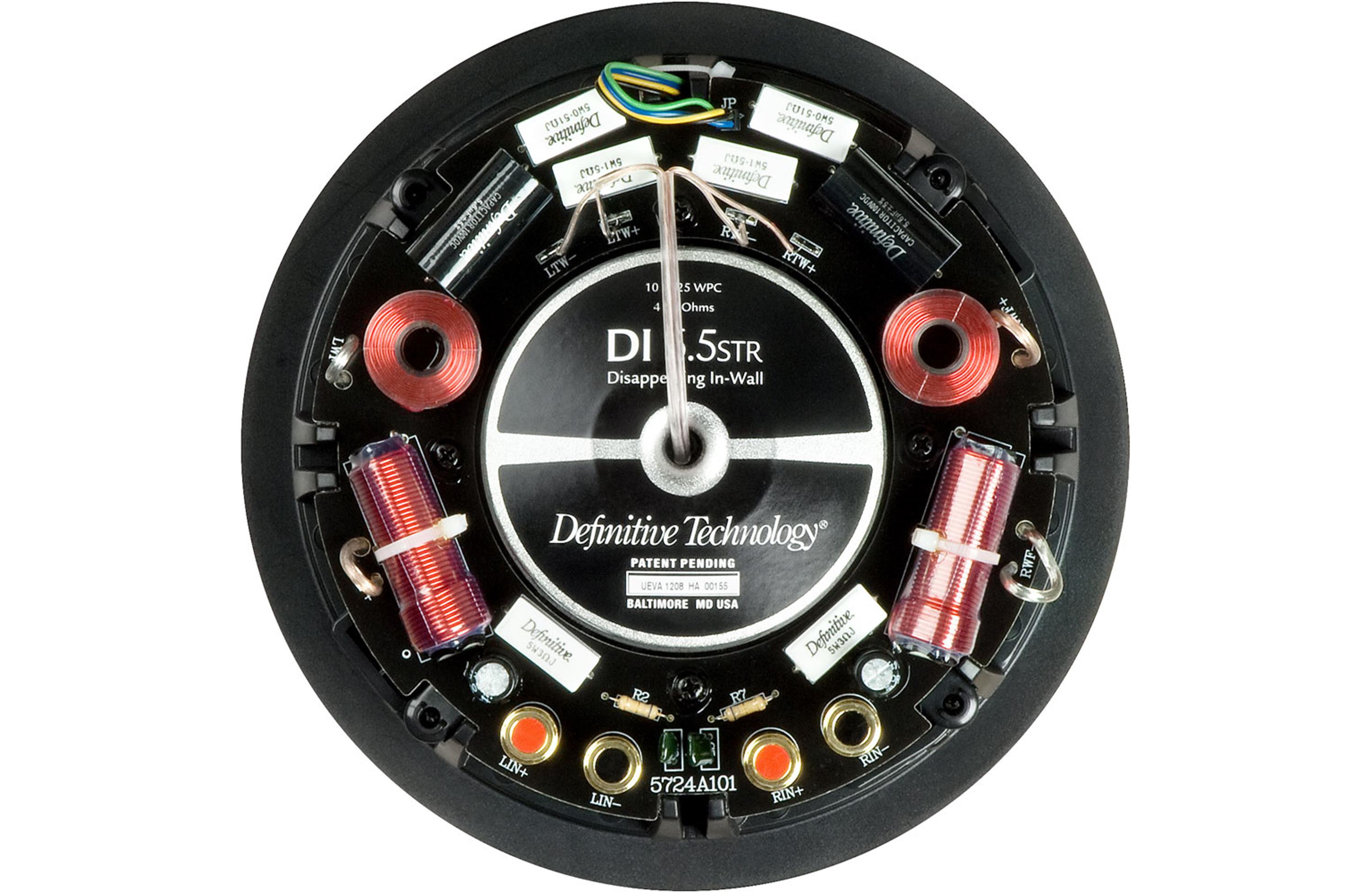 Definitive Technology DI 6.5STR 6.5 Inch In-Ceiling Speaker - High Performance Disappearing Home Audio System for Living Room, Bedroom & Home Theater Installation (Single Speaker)