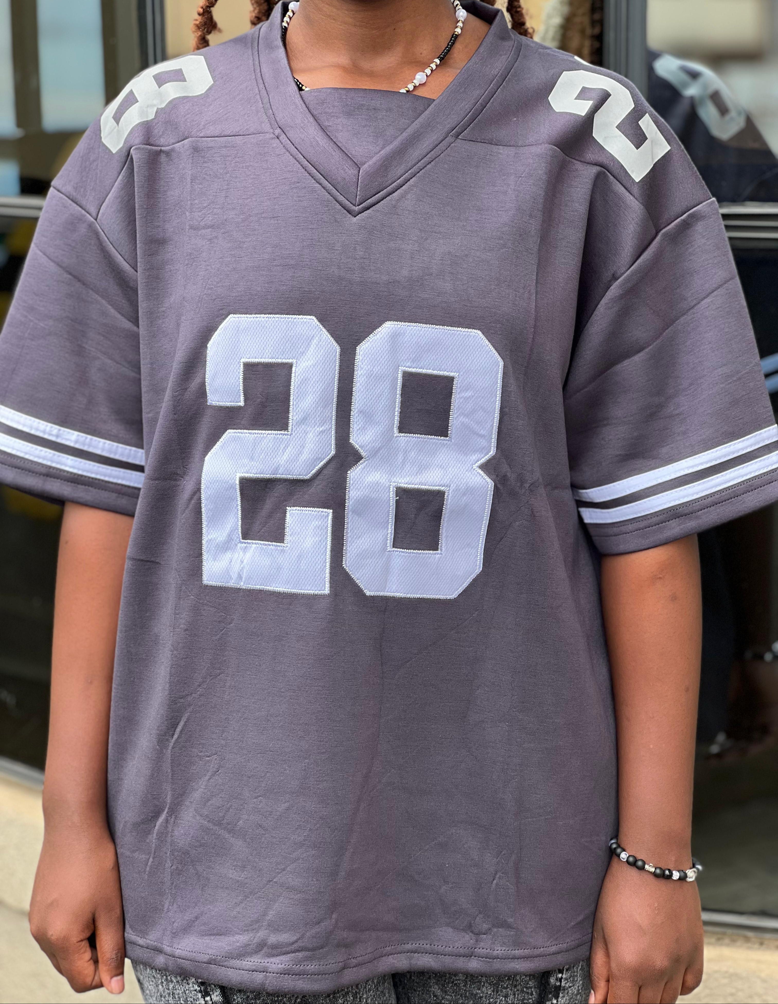 Authentic NFL Jersey No. 28 - Official Licensed Football Shirt for Men & Women - Perfect for Game Day, Tailgating & Fan Gifts