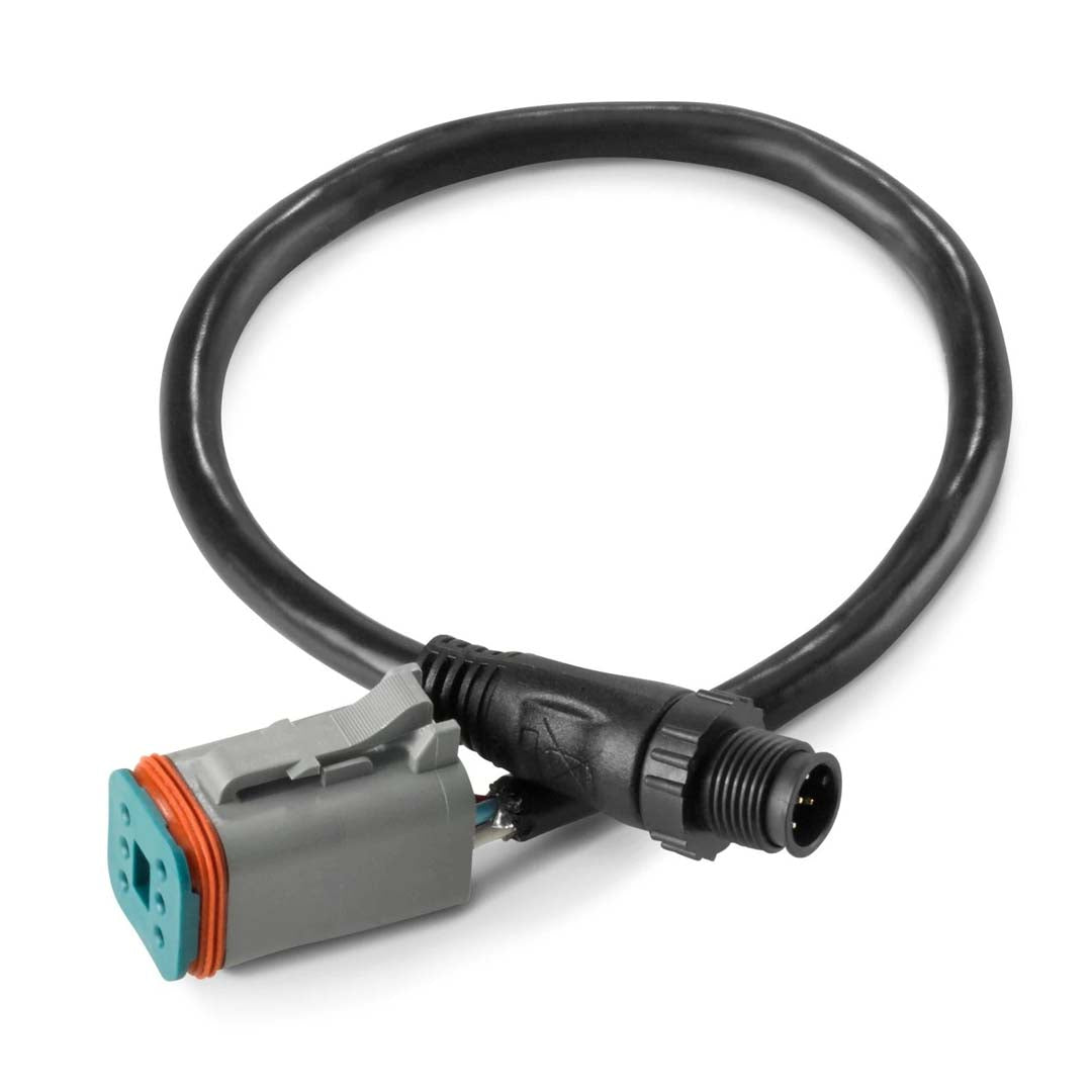 JL Audio MMC DN2K 1 Adapter Cable - Deutsch to NMEA 2000 5-Pin Micro Connector (1ft) - Marine & Automotive Electrical Connection Solution