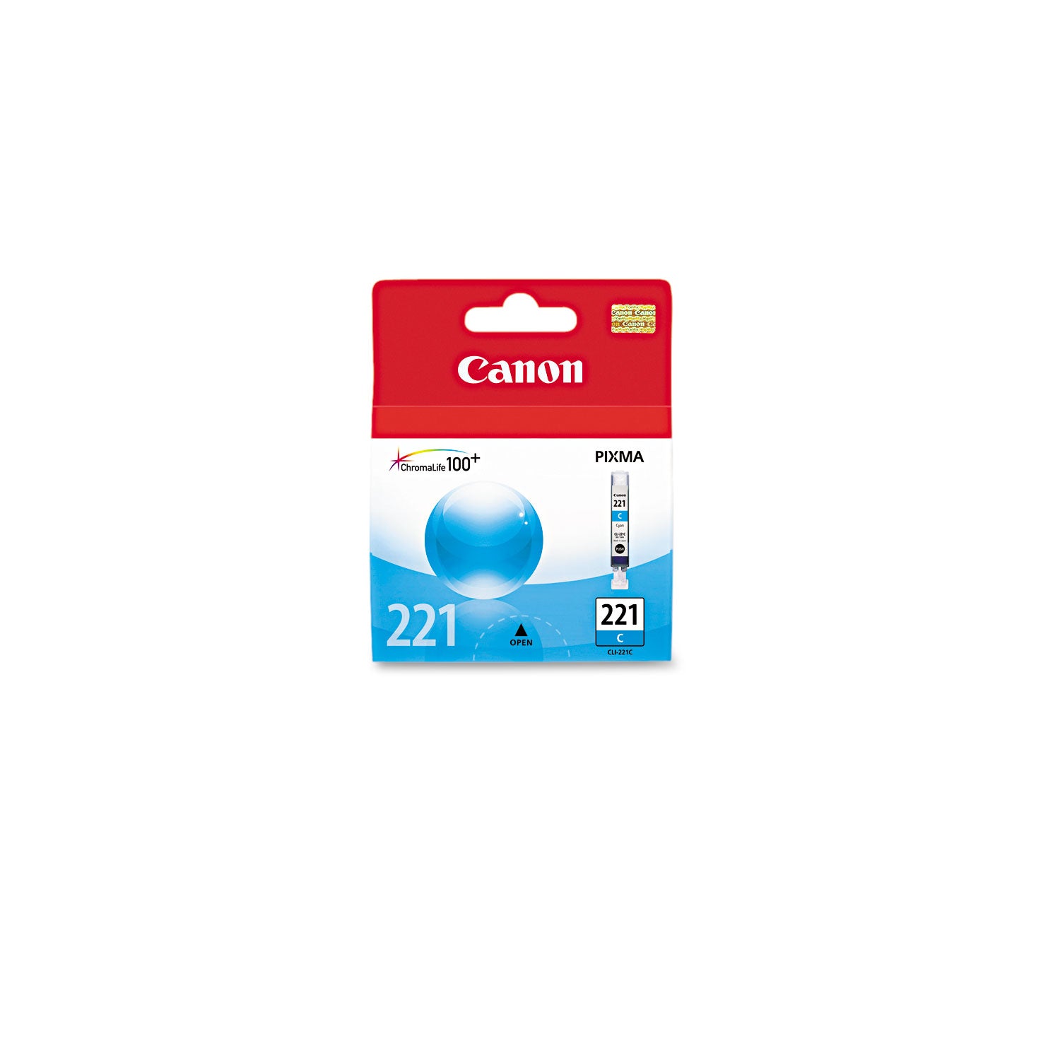 Original HP 2947B001 (CLI 221) Cyan Ink Cartridge - High-Quality Replacement for HP Printers | Perfect for Home Office, School Projects & Small Business Printing