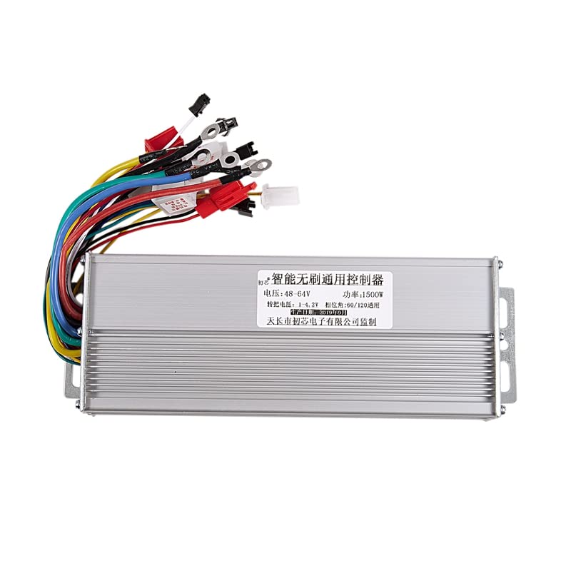 48V 60V 64V 1500W Brushless Motor Controller for Electric Bikes & Scooters - High Power Ebike Controller with Waterproof Design - Perfect for Commuting, Off-Road Riding and DIY E-Bike Projects