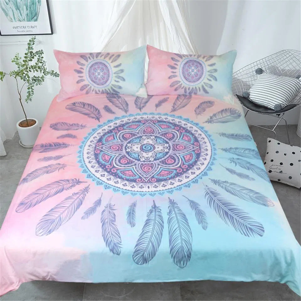 Premium Kuta Beach Themed Bedding Set - Soft & Comfortable Queen Size Bed Sheets - Perfect for Beach House, Vacation Home & Coastal Decor