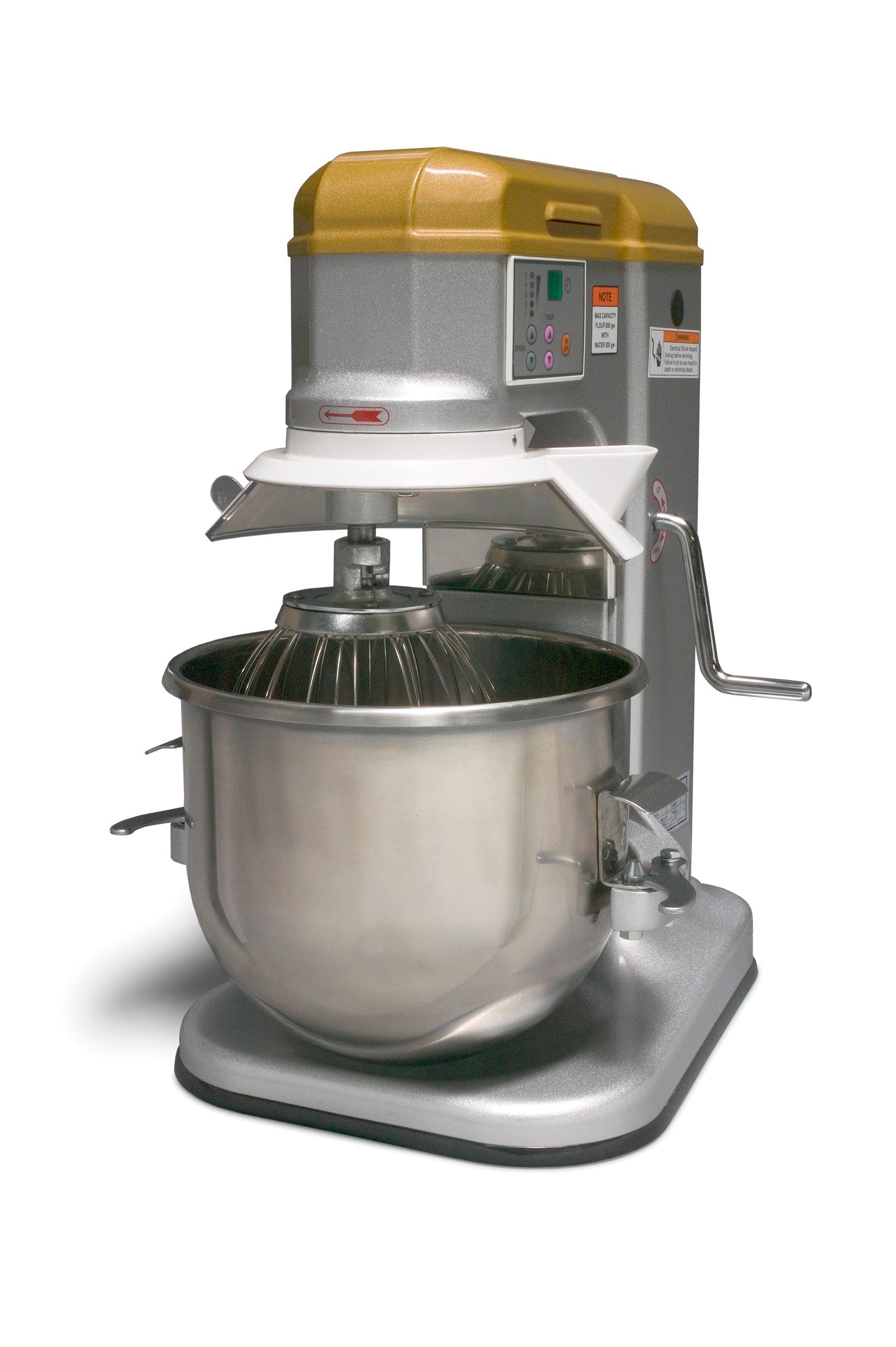 Anvil 10 Qt Commercial Planetary Mixer PMA1010 - Heavy Duty Dough & Batter Mixer for Bakeries, Restaurants & Home Baking - Perfect for Bread, Pizza Dough, Cake Batter & Cookie Mixing