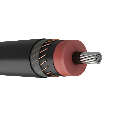 1 AWG 19 Strand Aluminum Primary UD Cable 14 AWG 1/3 Neutral EPR/PVC MV-90 100% 260 mil 25 kV - Ideal for Underground Power Distribution & Industrial Electrical Applications