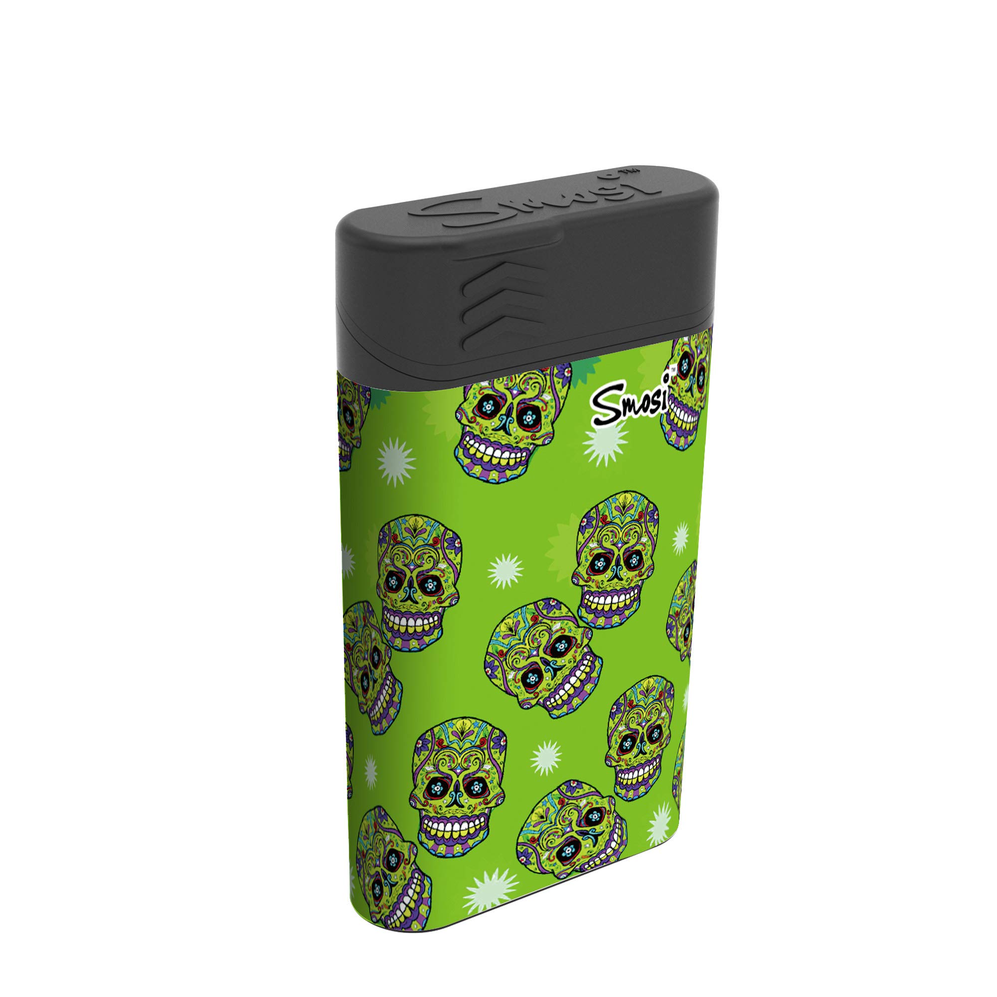 Smosi Original Skull Pattern Green Container Kit - Durable Storage Box for Halloween Decor, Party Supplies & Home Organization