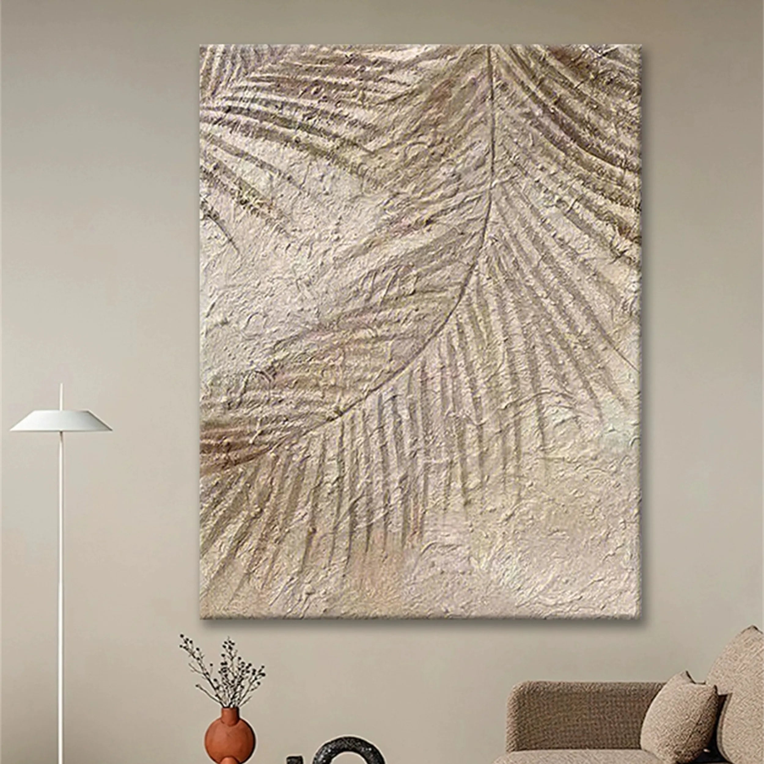 Flower and Tree Painting #FT 084 - Handmade Canvas Wall Art for Home & Office Decor - Perfect for Living Room, Bedroom, and Office Spaces