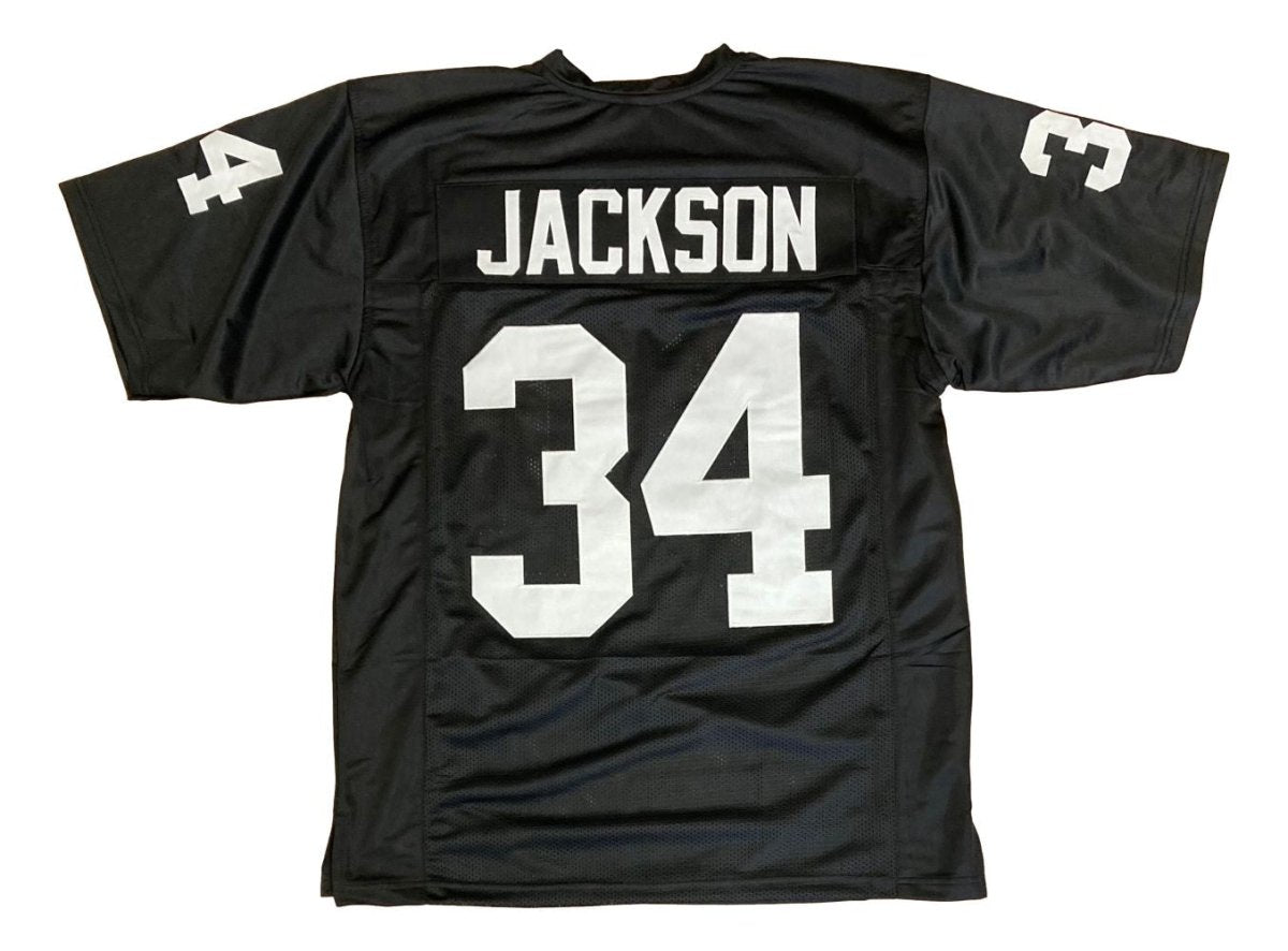 Bo Jackson Oakland Raiders Black Football Jersey - Authentic NFL Replica for Fans, Collectors & Game Day Wear