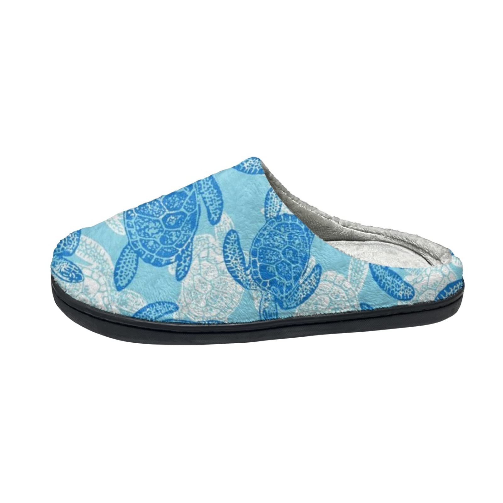 TOADDMOS Soft Flannel House Slippers for Women & Men - Cozy Indoor Bedroom Shoes - Machine Washable - Perfect for Home, Lounge & Winter Comfort