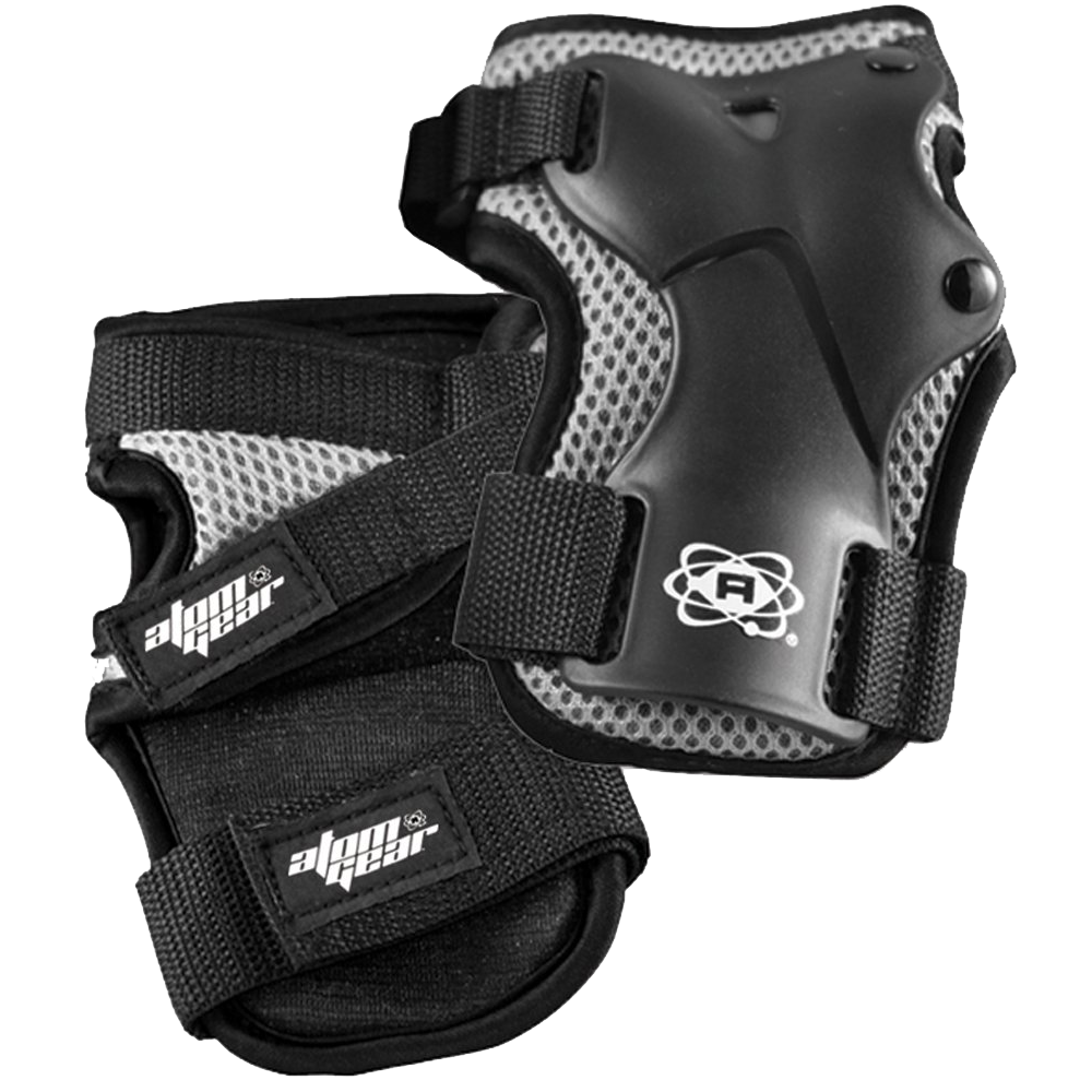 Atom Gear Wrist Guards - Protective Skateboard & Rollerblade Wrist Support for Adults & Kids - Ideal for Skateboarding, Roller Skating, Scooter Riding & Extreme Sports