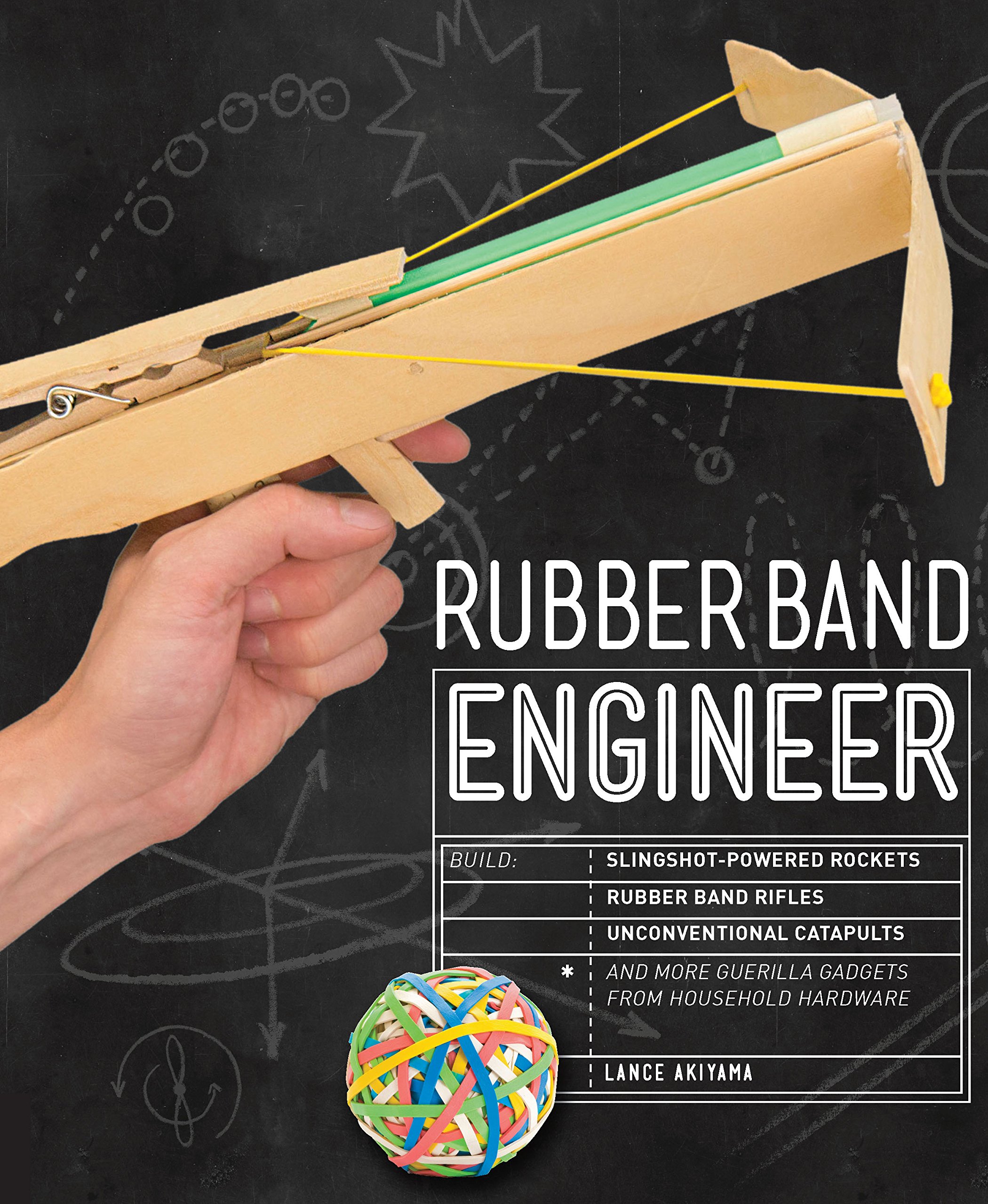 Rubber Band Engineer DIY Kit: Build Slingshot Rockets, Rubber Band Guns & Creative Catapults from Household Items | STEM Projects for Kids & Adults | Fun Science Experiments & Outdoor Activities