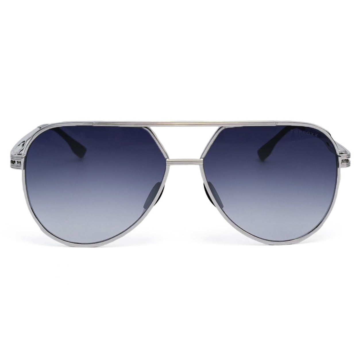 Untangled x Emily Tangle-Free Faded Blue Aviator Sunglasses for Women - Polarized UV Protection - Perfect for Driving, Beach & Outdoor Activities