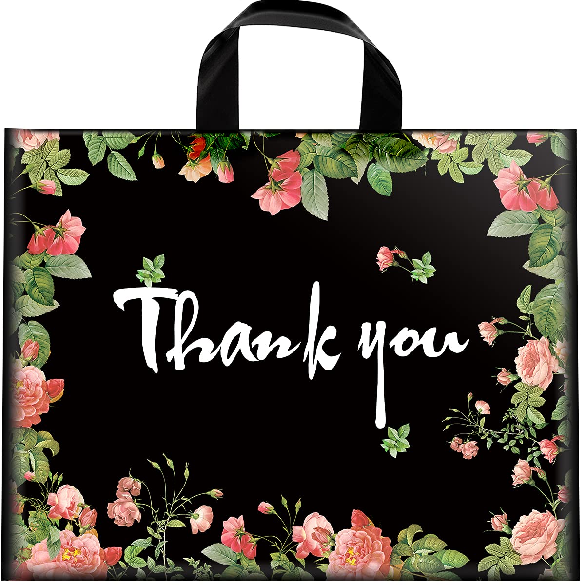 **MoloTAR 50 Pack Extra Thick Reusable Thank You Gift Bags, 12