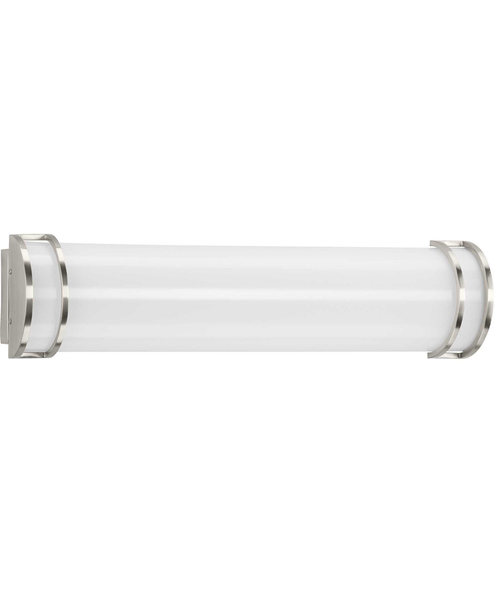 1-Light LED Bathroom Vanity Light Fixture in Brushed Nickel Finish - Perfect for Modern Bathroom, Powder Room, and Spa Decor