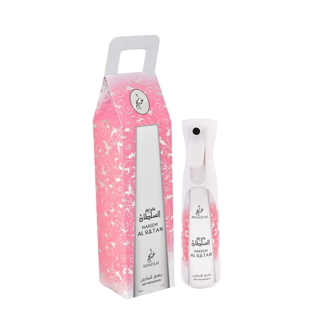 Khadlaj Air Frash Hareem Al Sultan Perfume 320ml - Long Lasting Oriental Fragrance for Women, Perfect for Evening Events & Special Occasions