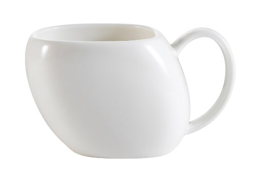 Premium 5.5-Ounce Bone White Porcelain Tea Cup - 4.5
