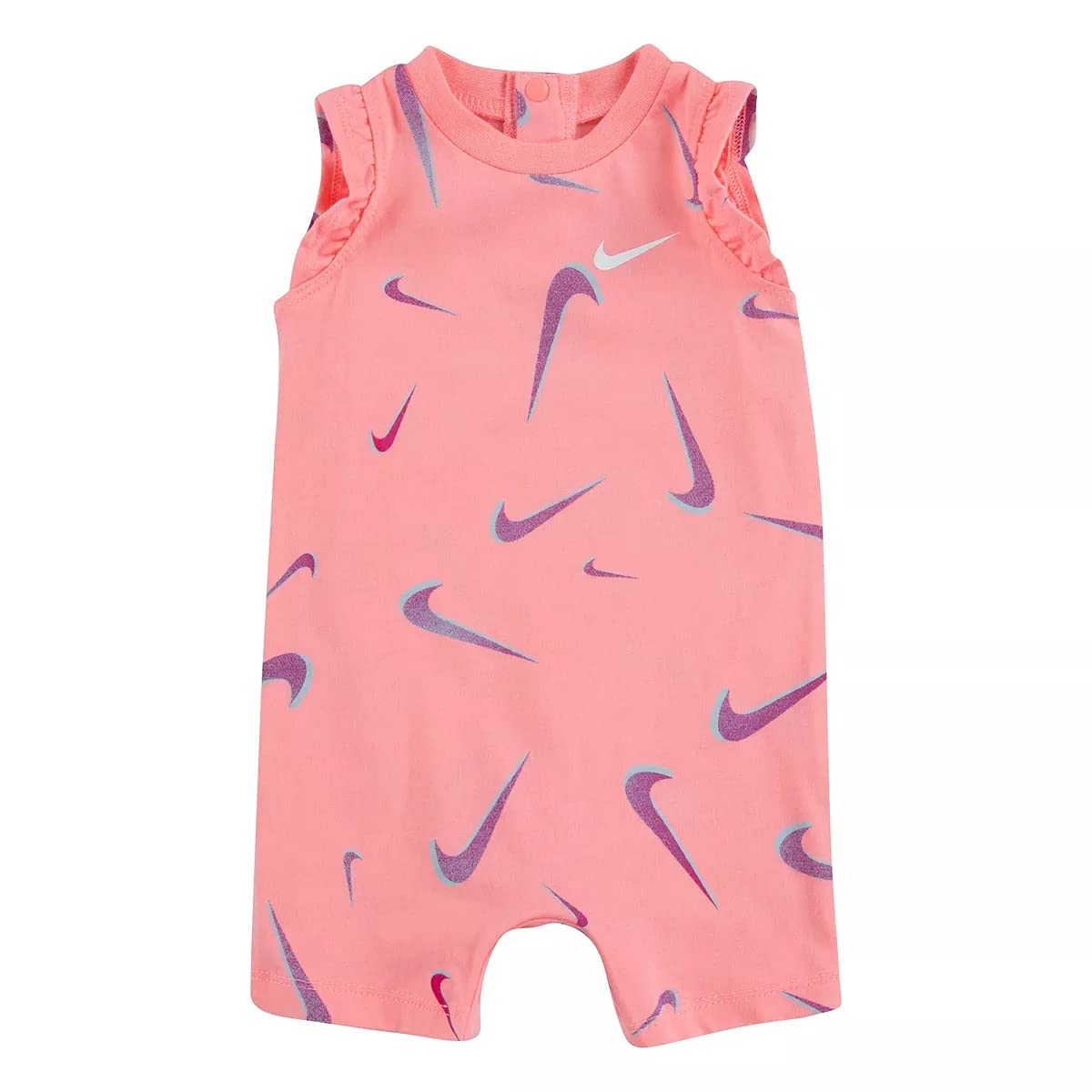 Nike Baby Girls Romper Outfit - Cute & Comfortable One-Piece Jumpsuit for Infant Girls 0-24 Months | Perfect for Playtime, Daycare & Family Outings