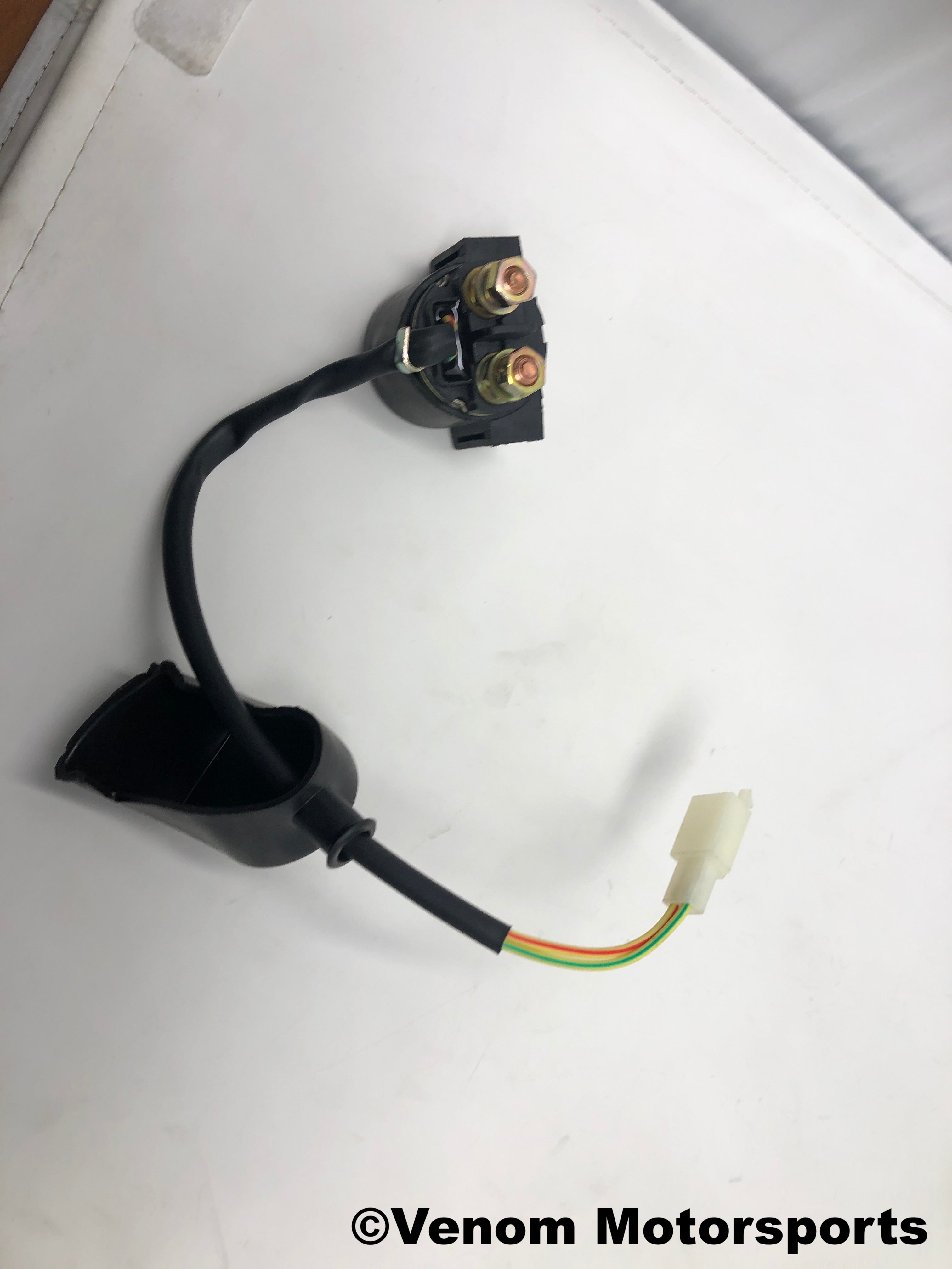 Venom 50cc Fatboy Solenoid Replacement - Compatible with 50cc Scooters & Mopeds - Perfect for Engine Start & Electrical System Repair
