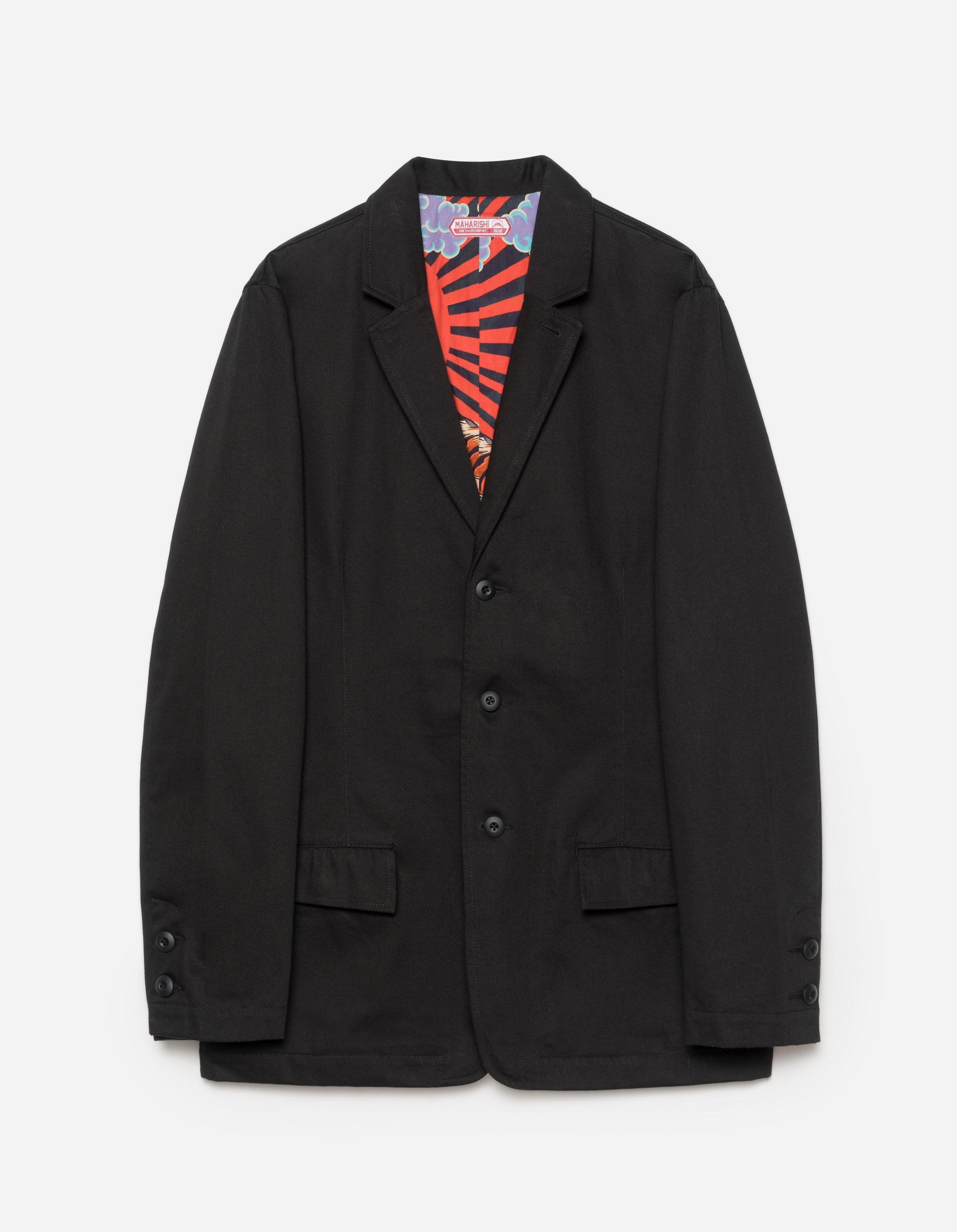 Maharishi Utility Blazer Black - Stylish Men's Workwear Jacket for Office, Business & Casual Wear