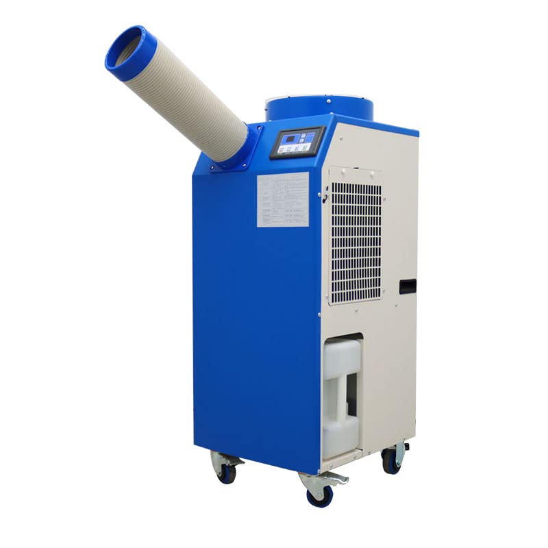 INTBUYING 11900 BTU/h Industrial & Commercial Air Conditioner - 220V Spot Cooler with 1400W Power for Warehouse, Workshop, and Server Room Cooling