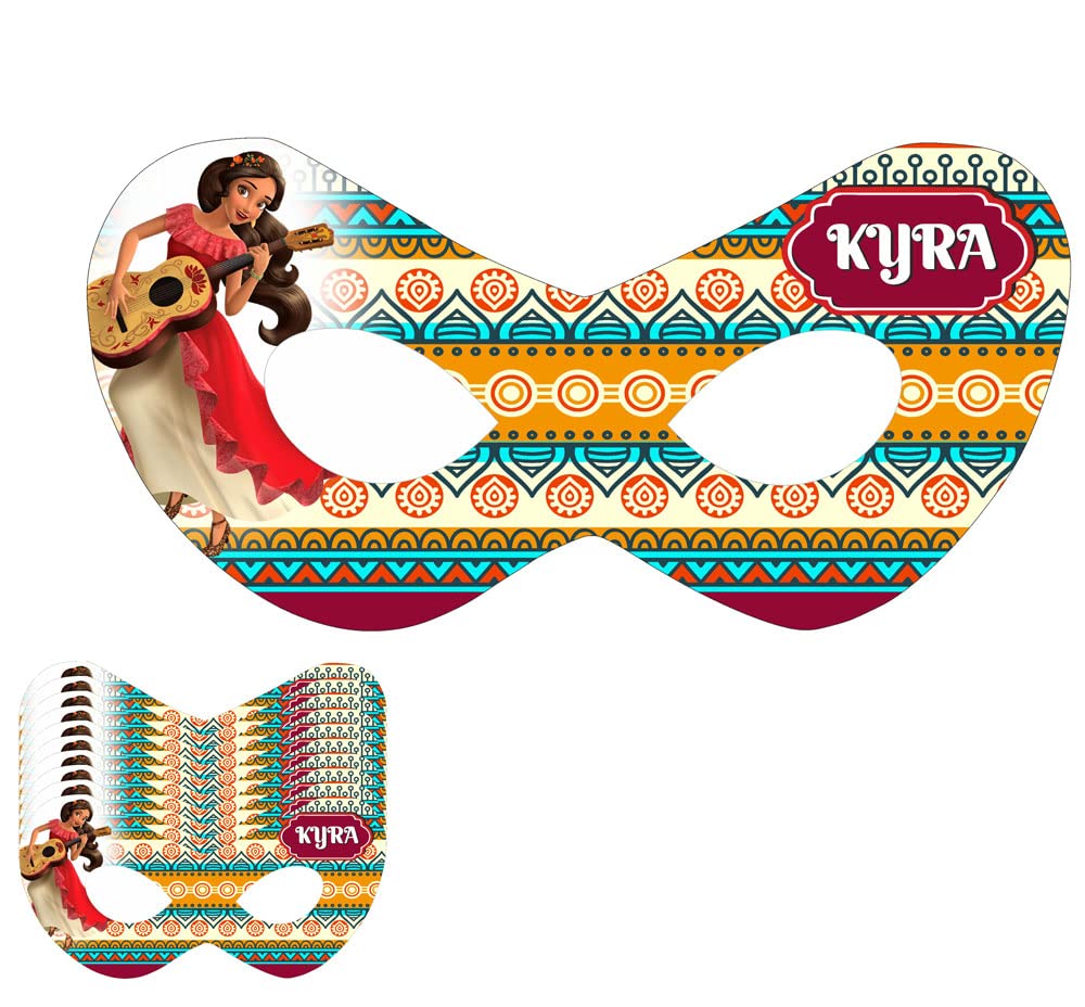 Custom Elena of Avalor Birthday Eye Mask - Personalized with Baby Name - Disney Princess Party Decorations - Perfect for Themed Birthday Parties, Sleepovers, and Photo Props