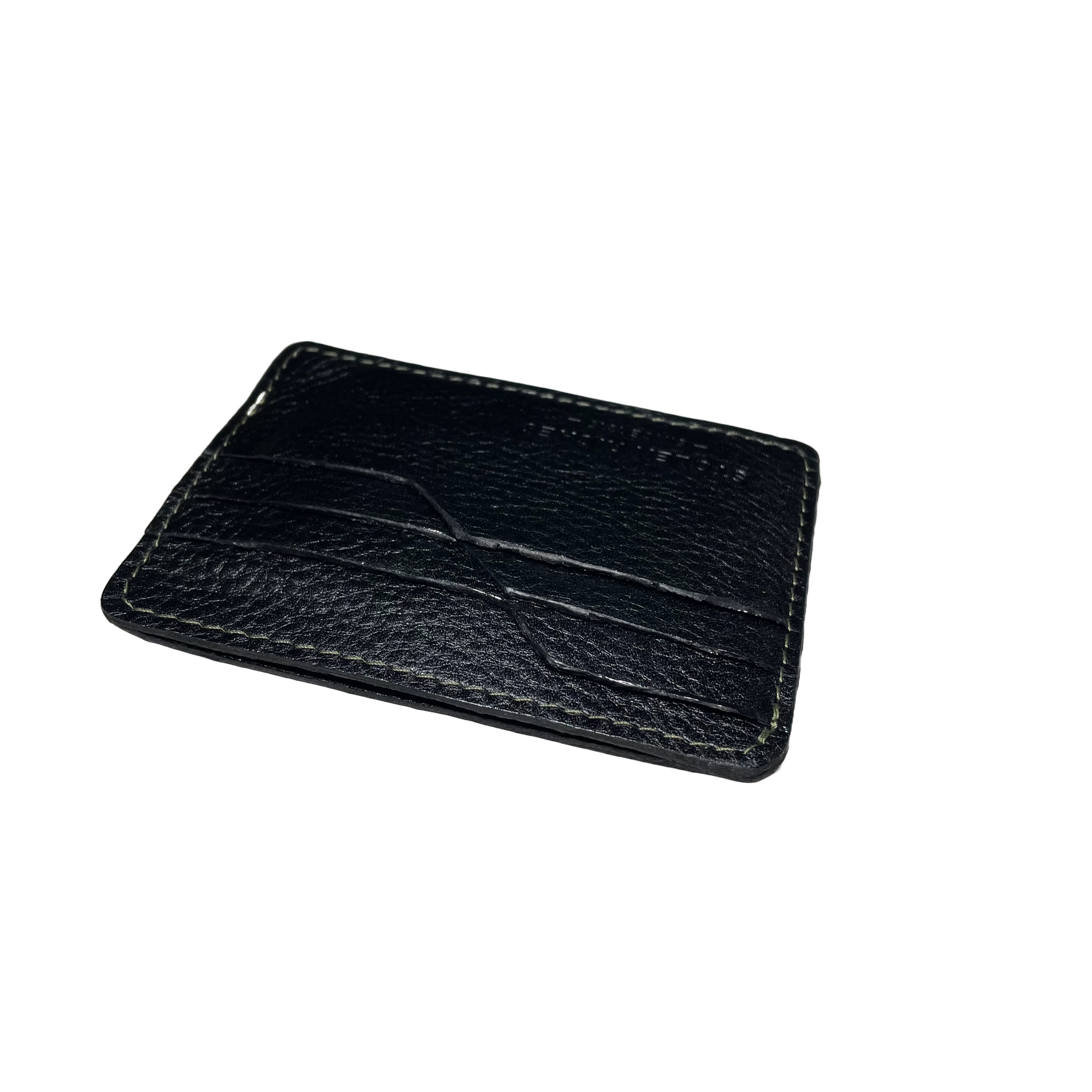 Slim Black RFID Blocking Card Holder Wallet for Men & Women - Minimalist & Lightweight for Everyday Use, Travel & Business