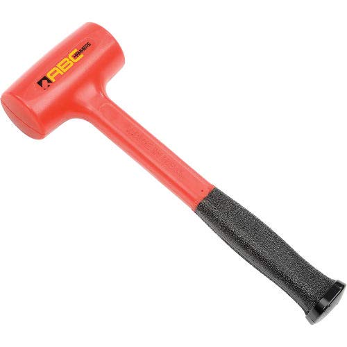 ABC Hammers ABC2DB 26 oz Soft Face Dead Blow Hammer - Durable Polyurethane Head for Auto Repair, Woodworking & Metalworking - Non-Marring, Shock-Absorbing Tool for Professional Mechanics & DIY Projects