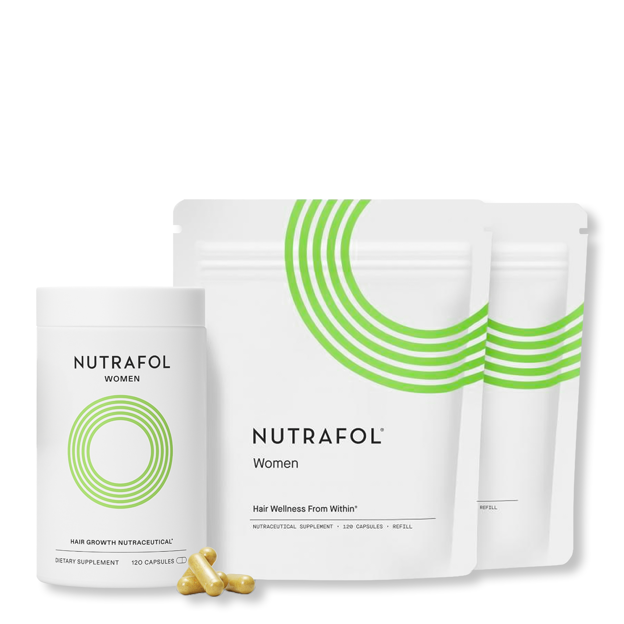 Nutrafol Women's Hair Growth Supplement Pack - Clinically Proven Hair Vitamins for Thicker, Stronger Hair - Perfect for Thinning Hair & Hair Loss Support - Use Daily for Best Results