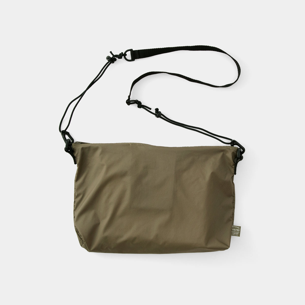 TRAVELER'S COMPANY Traveler's Factory x TO&FRO Small Olive Shoulder Bag - Perfect for Daily Commute, Travel & Outdoor Adventures