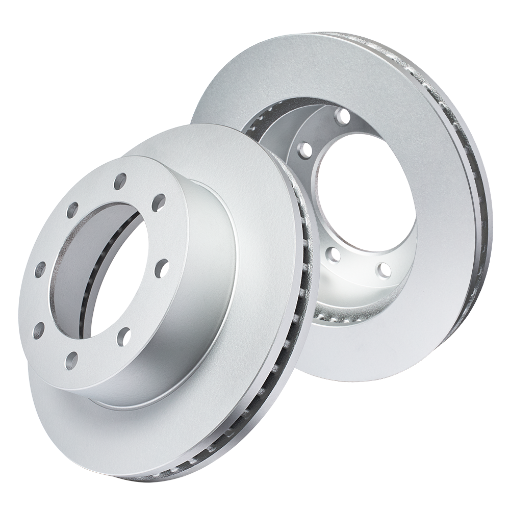 High Carbon Front Brake Rotor Set for 2005-2013 Ford 6.0L/6.4L Powerstroke Diesel Trucks | Durable Performance Braking | Ideal for Towing, Hauling & Off-Road Use