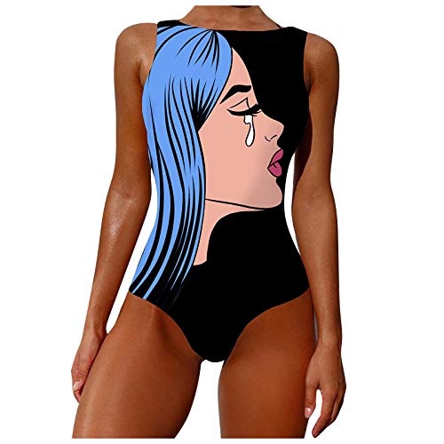 Xiloccer Women's Long Sleeve One Piece Swimsuit - UPF 50+ Sun Protection Swimwear, Cute Bathing Suit Cover Up for Beach, Pool & Summer Vacations | Perfect for Swimming, Surfing and Water Sports
