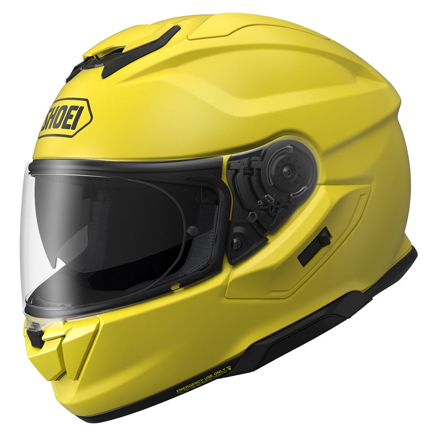 Shoei GT Air 3 Motorcycle Helmet - Brilliant Yellow Full Face DOT Certified for Street & Touring Riders - Perfect for Commuting, Long Distance Travel & Highway Riding