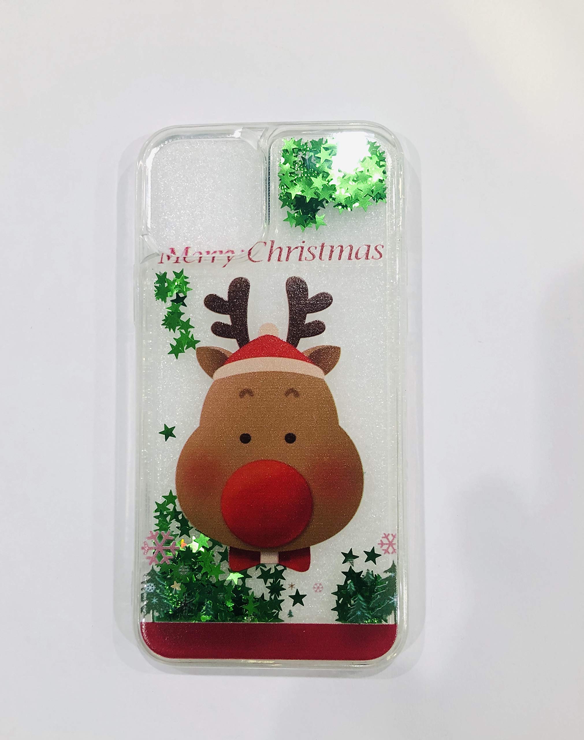 CJ World Christmas iPhone 11 Pro Clear Protective Case - Compatible with iPhone 11/11 Pro/11 Pro Max - Holiday Gift, Party, Family Gathering & Daily Use