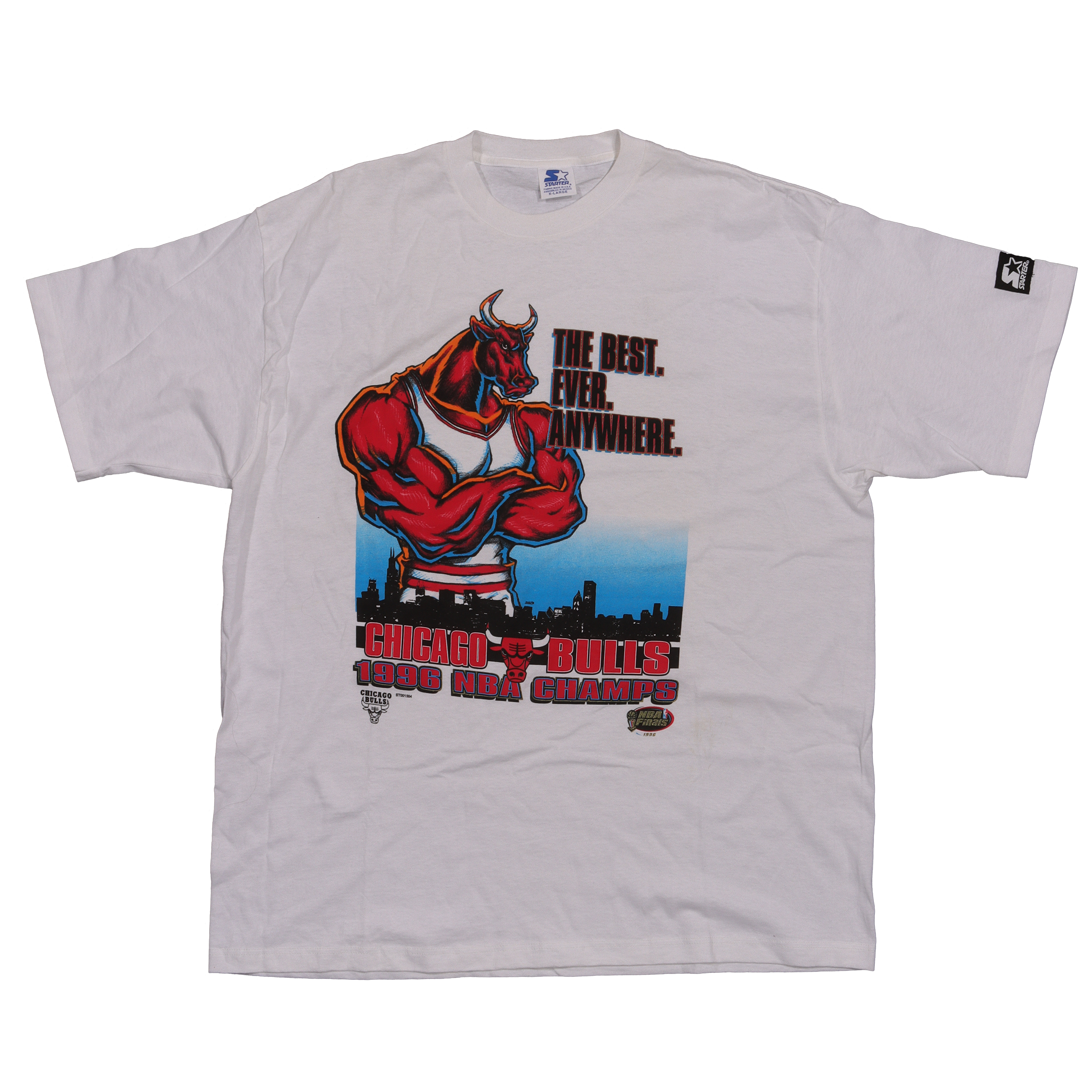 1996 Chicago Bulls NBA Champions Logo T-Shirt - Vintage Basketball Fan Gift for Men & Women - Game Day, Casual Wear, Sports Apparel