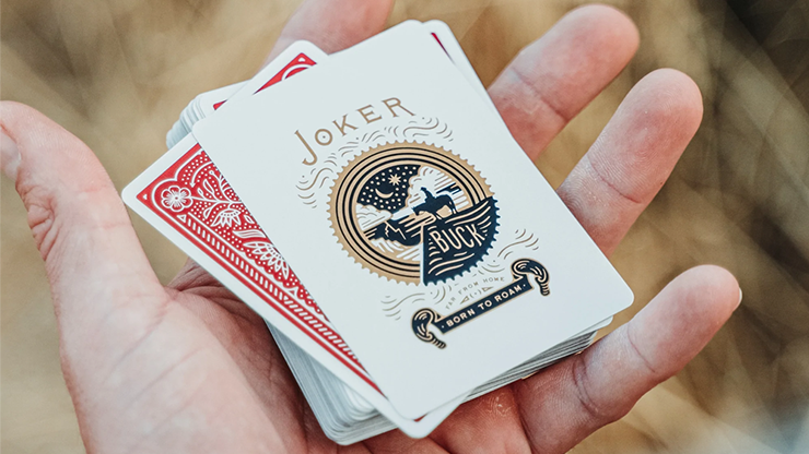 Premium Red Drifters Playing Cards - Waterproof & Durable Poker Deck for Magic Tricks, Card Games, and Collectibles - Perfect for Parties, Travel, and Gifts